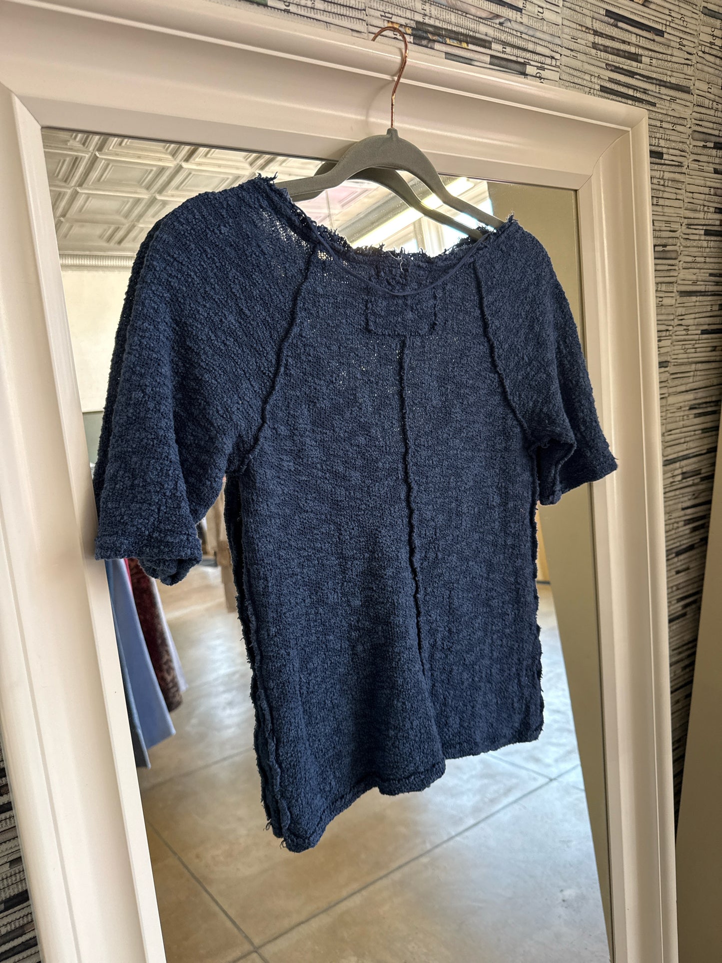 We The Free Size S Blue Top