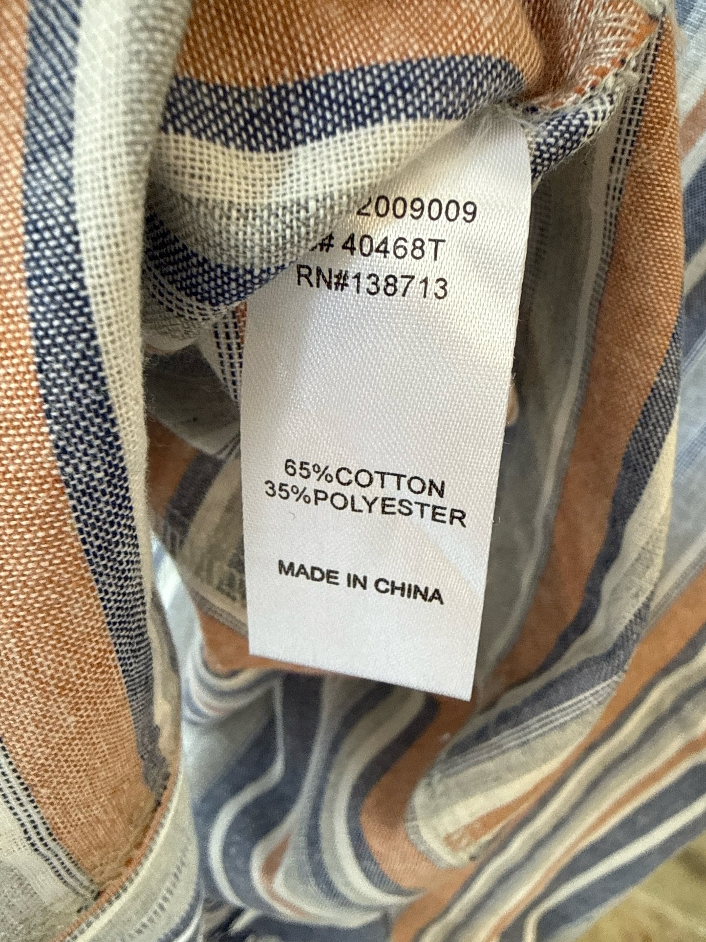 doe & rae Size S Blue/Orange Top