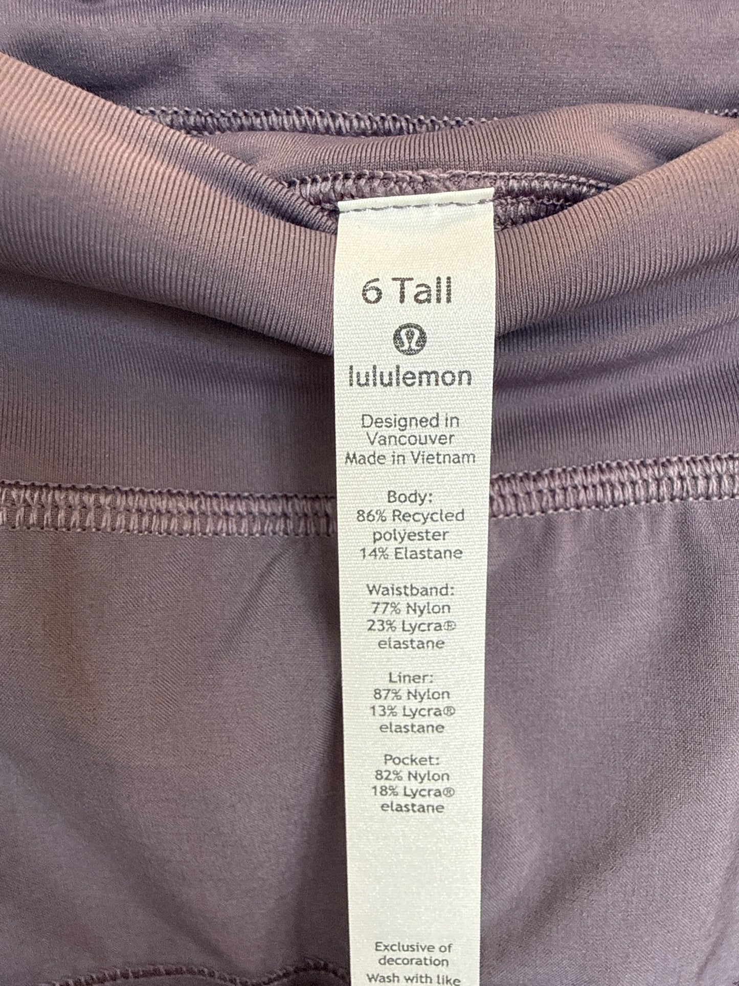 Lululemon Size 6 Purple Skort