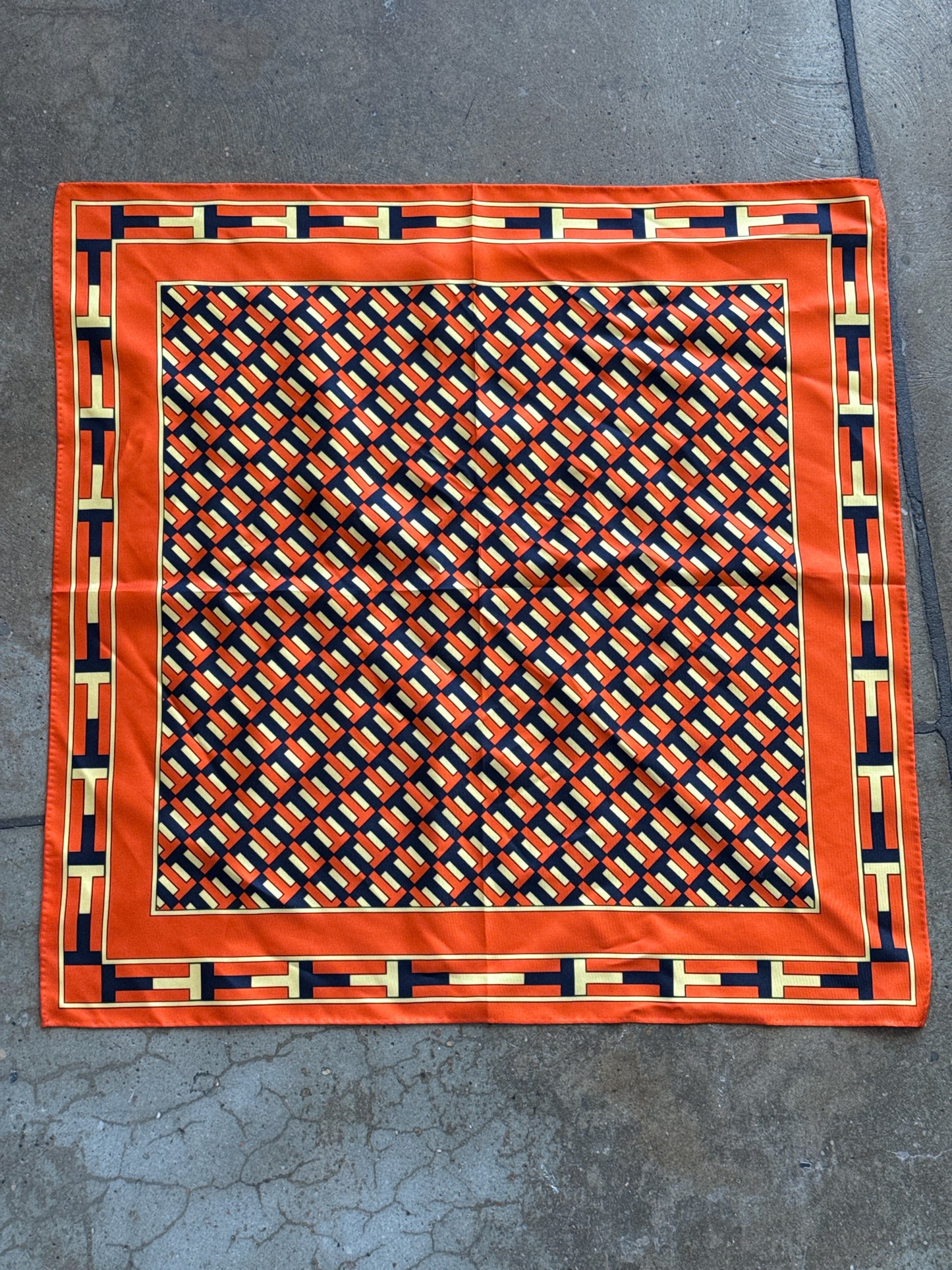 Tory Burch Orange/Yellow Scarf