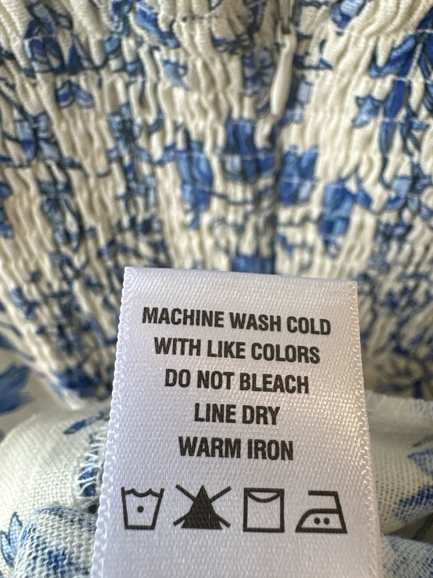 1.State ivory/blue Dress