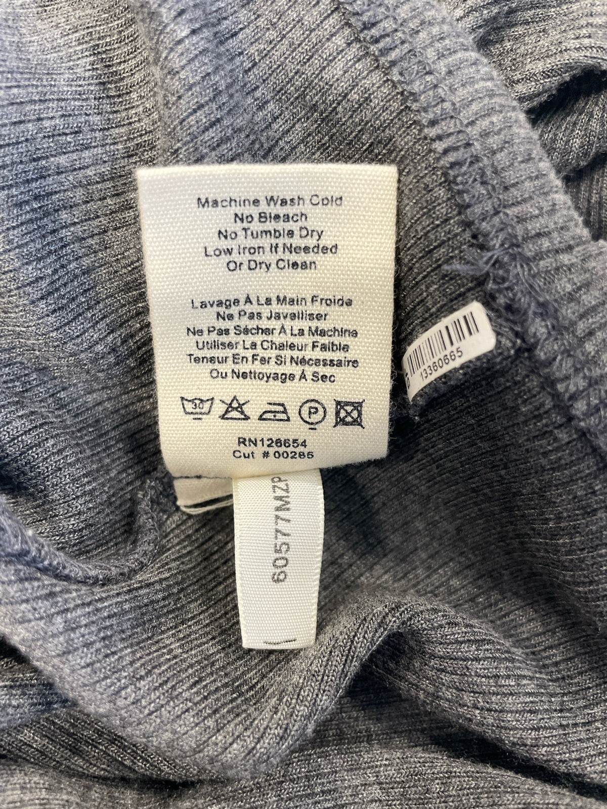 L'AGENCE Size M Gray Dress