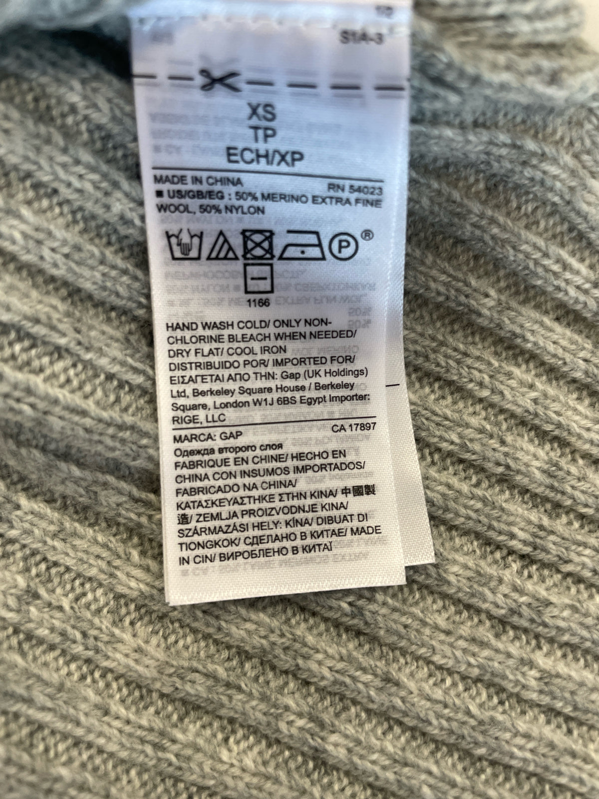 GAP Size XS Gray Dress