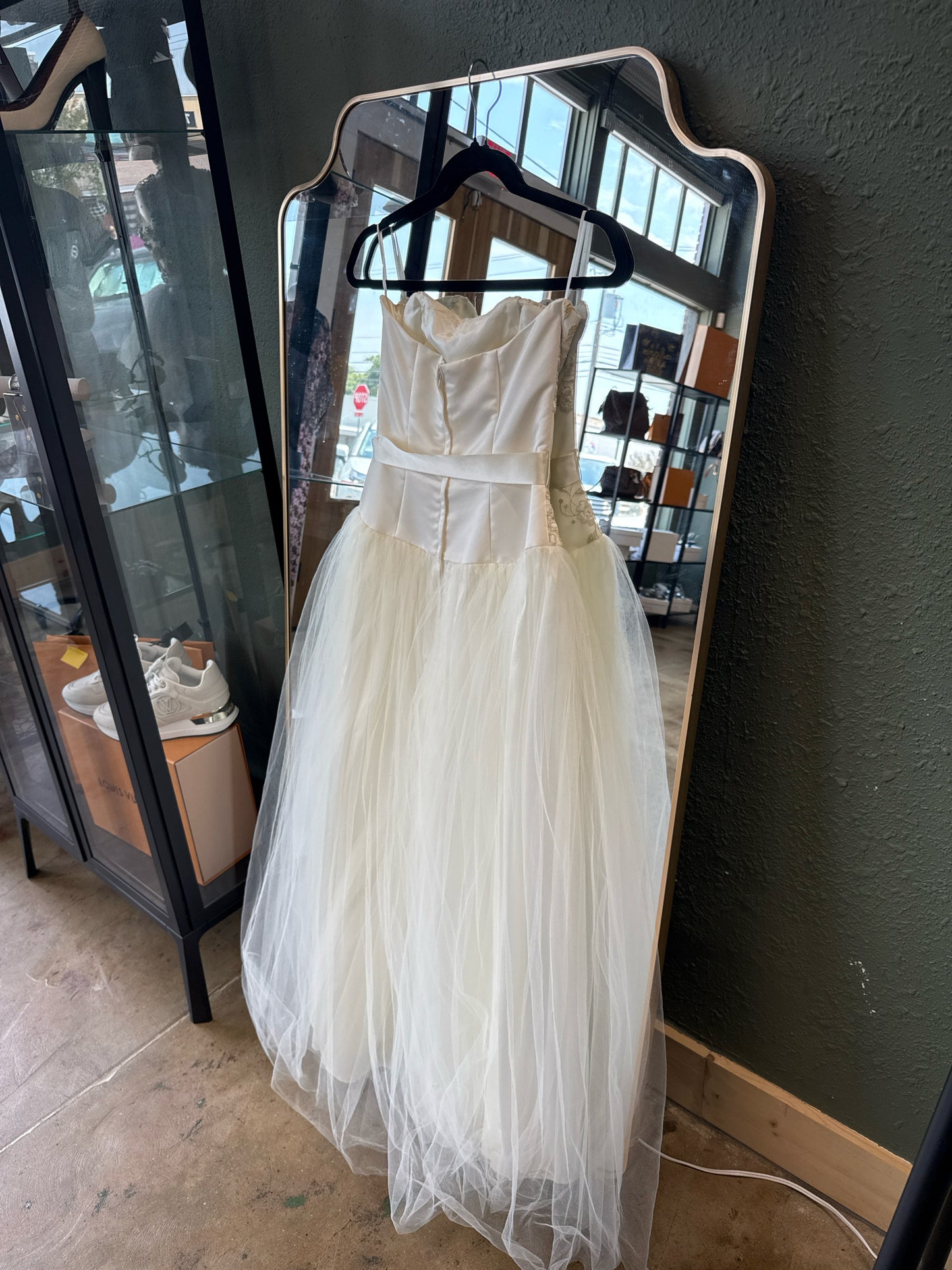 Jessica McClintock Size 3/4 Cream Formal