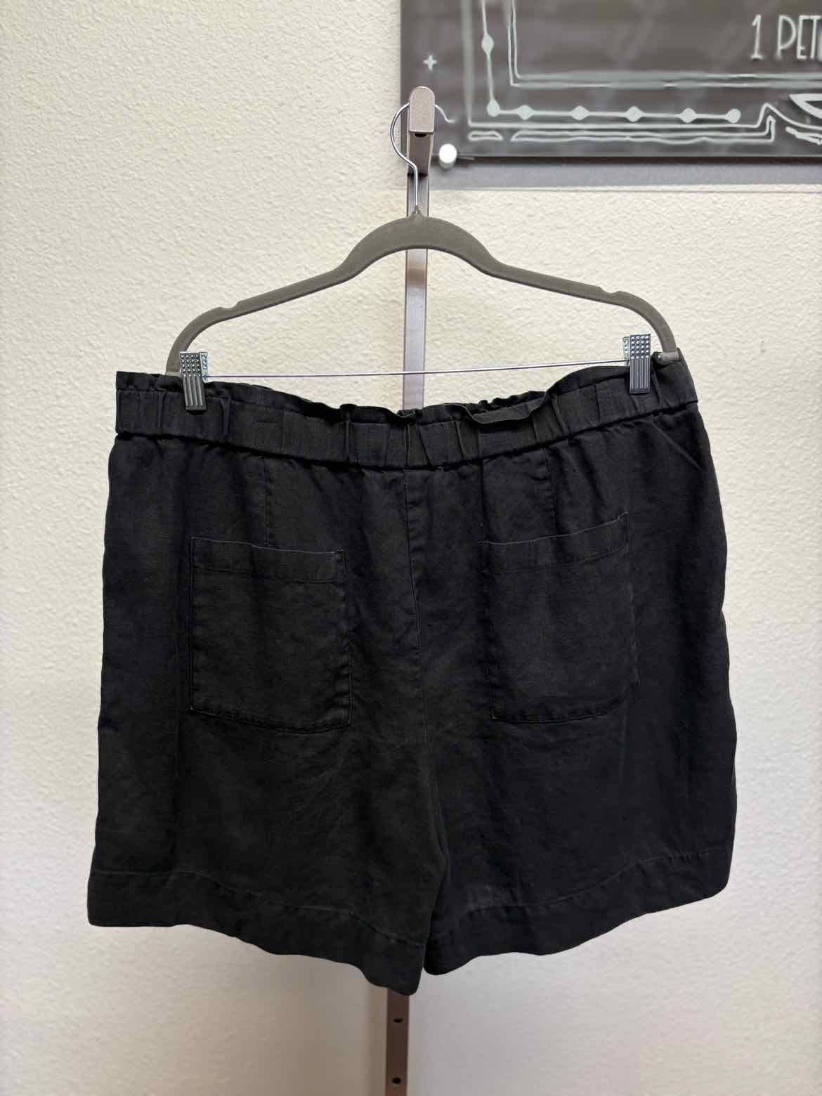 J Jill Size 2X Black Shorts
