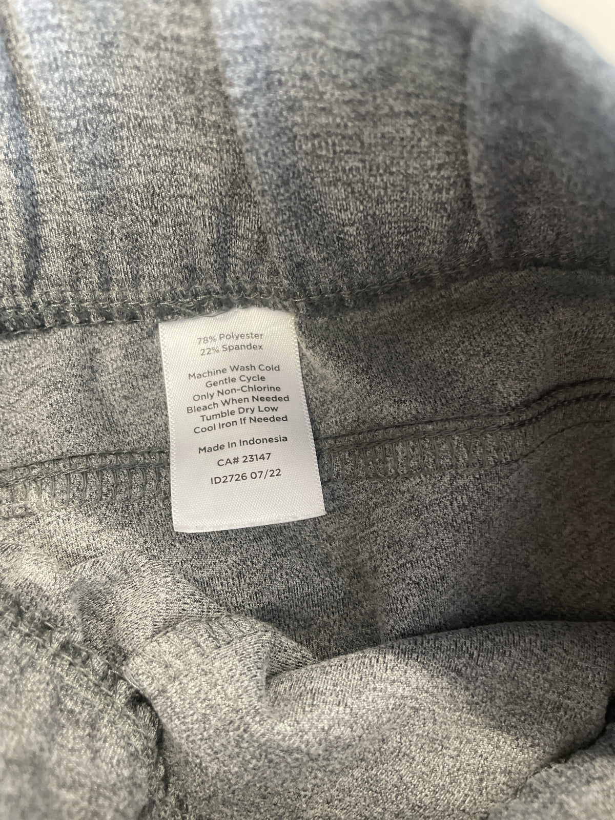 TALBOTS Size LP Gray Sweatpant