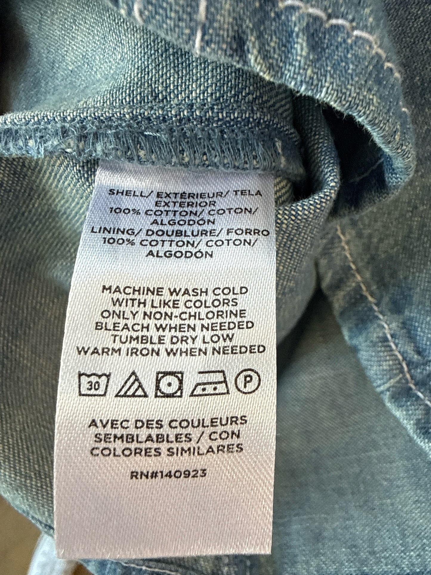 LOFT Size 8 Denim Top