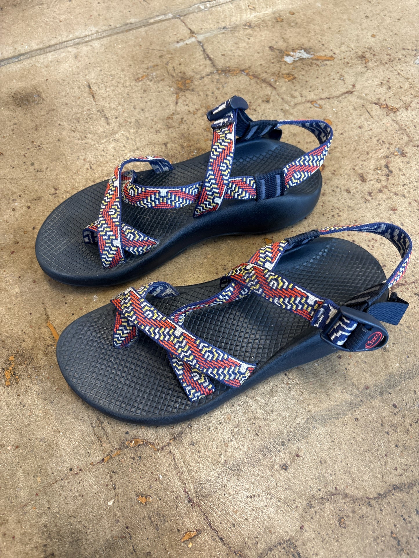 Chaco navy + multi Sandals