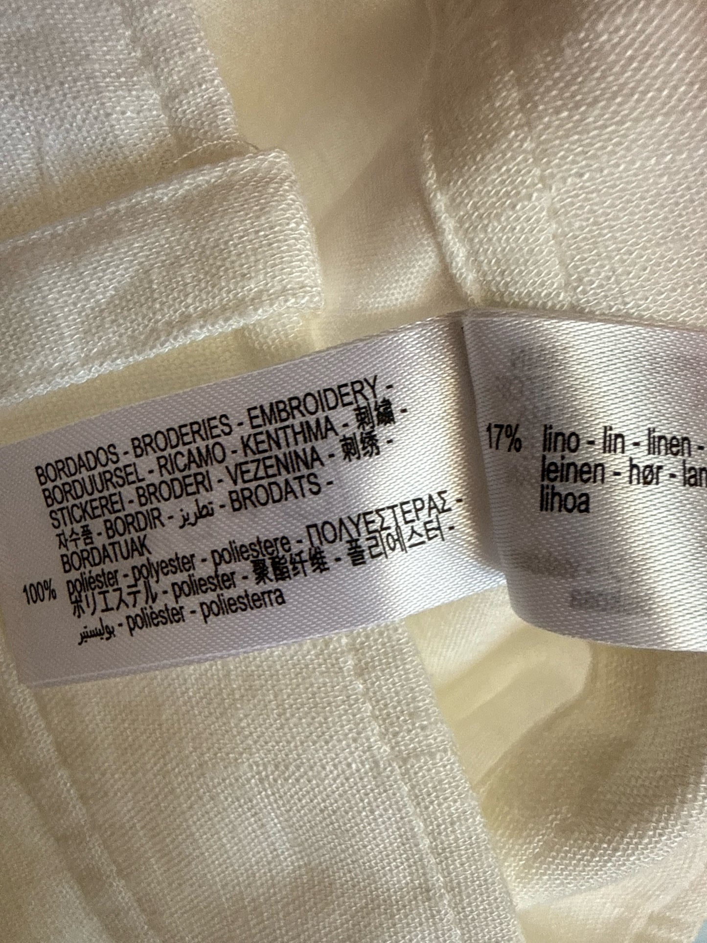 ZARA Size L White Pants