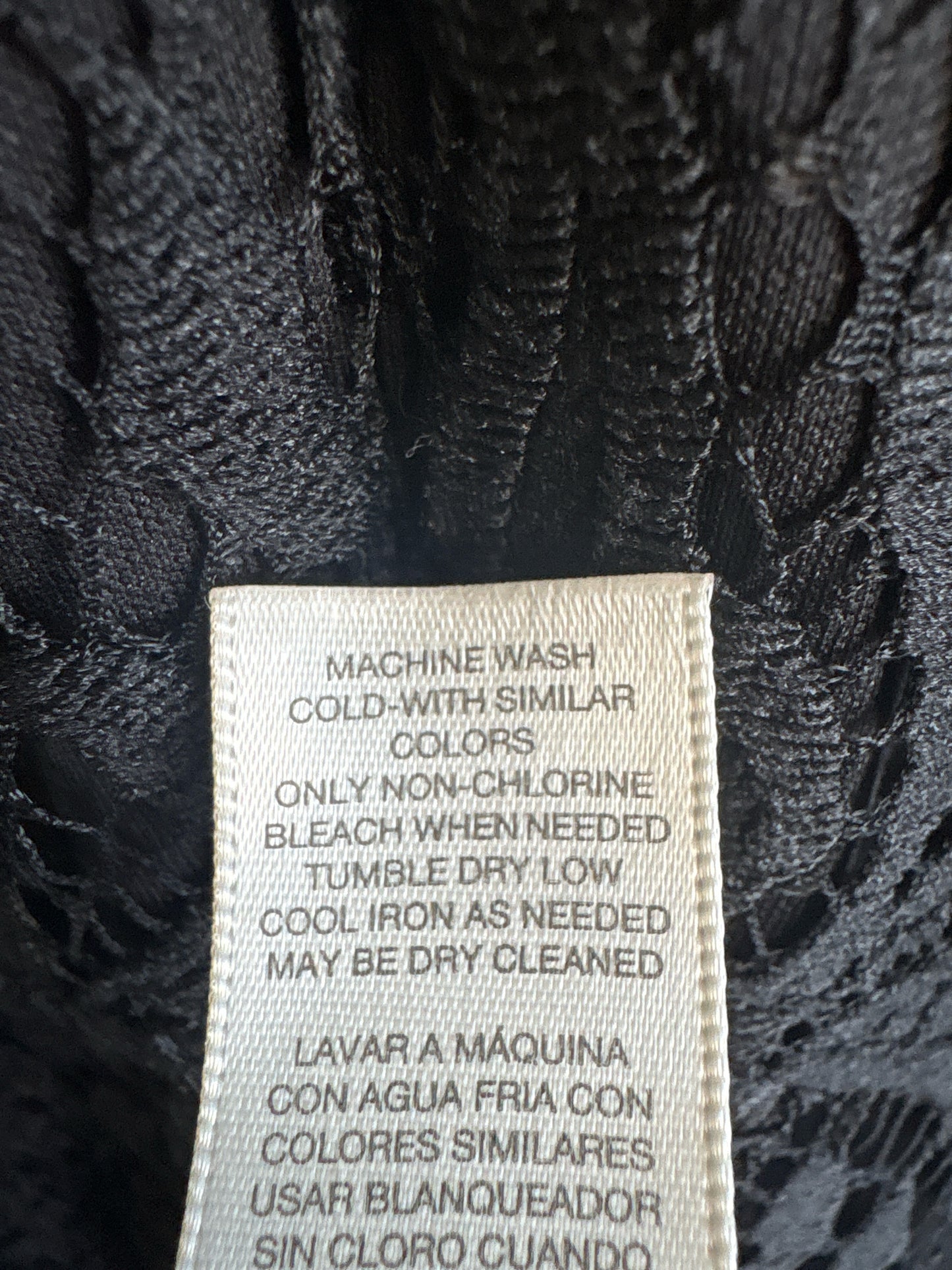 White House Black Market Size XS Black Lace Dress