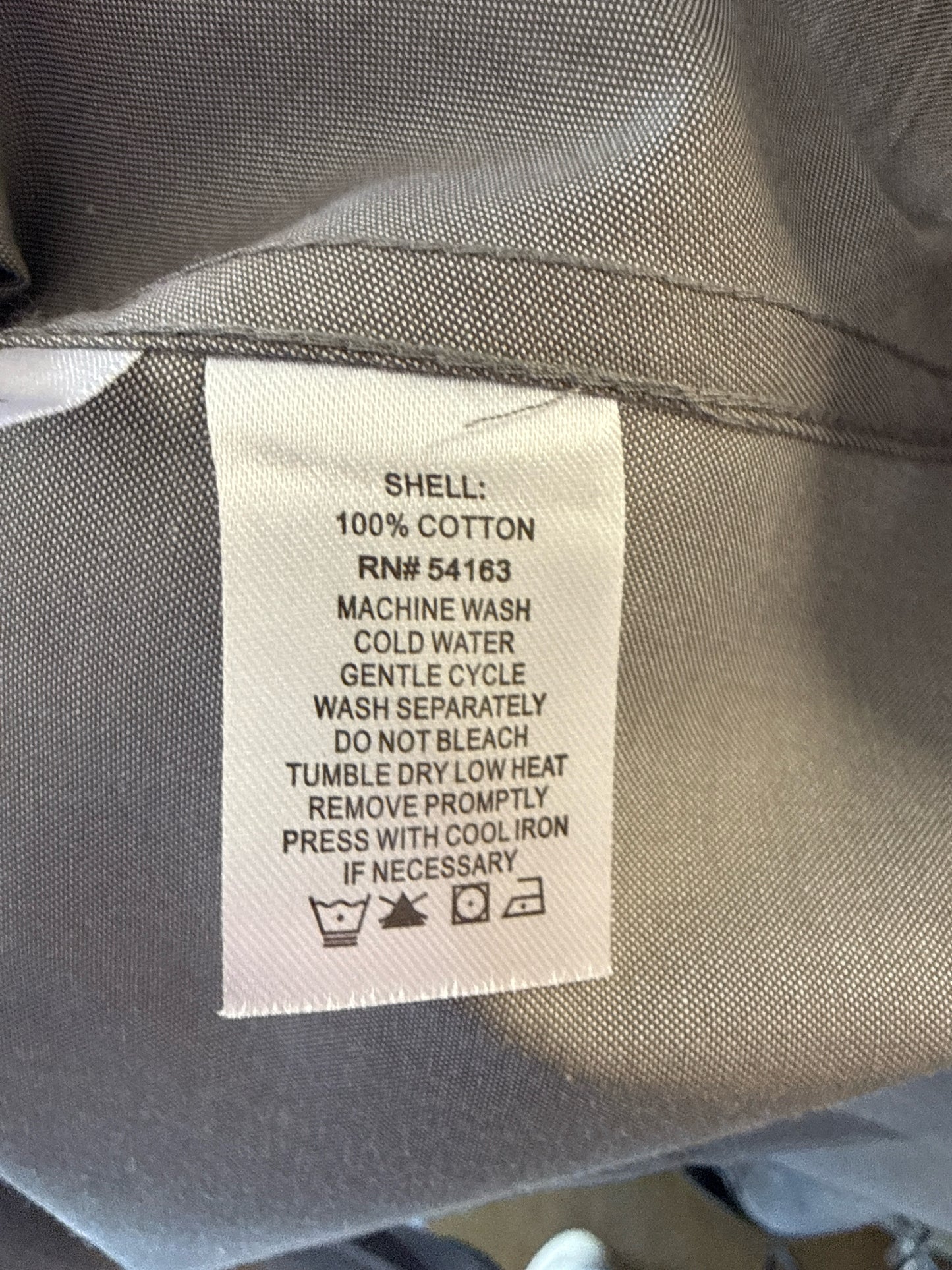 Calvin Klein Size 2 Gray Top