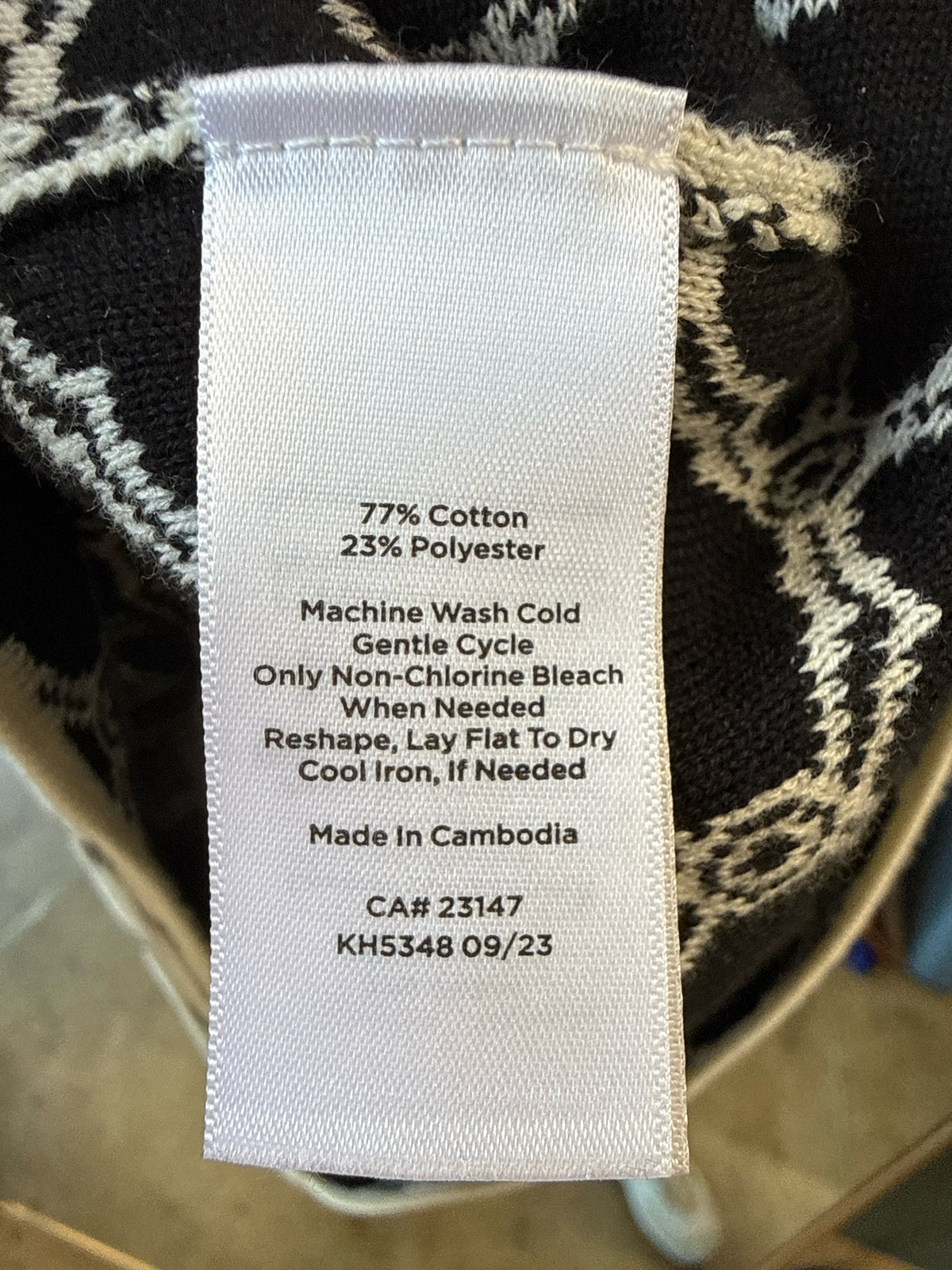 TALBOTS Size 2X B&W Two Piece Set