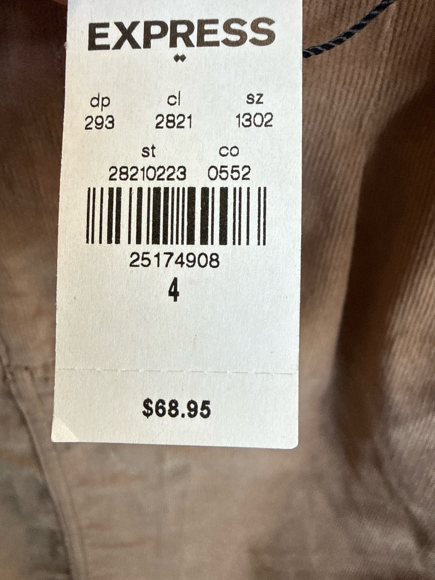 EXPRESS Size 4 Brown Skirt