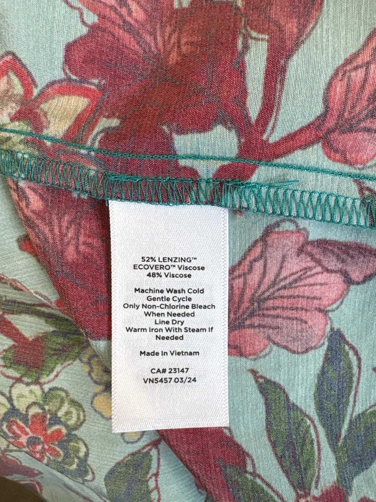 TALBOTS Size 10 Petite Print Dress