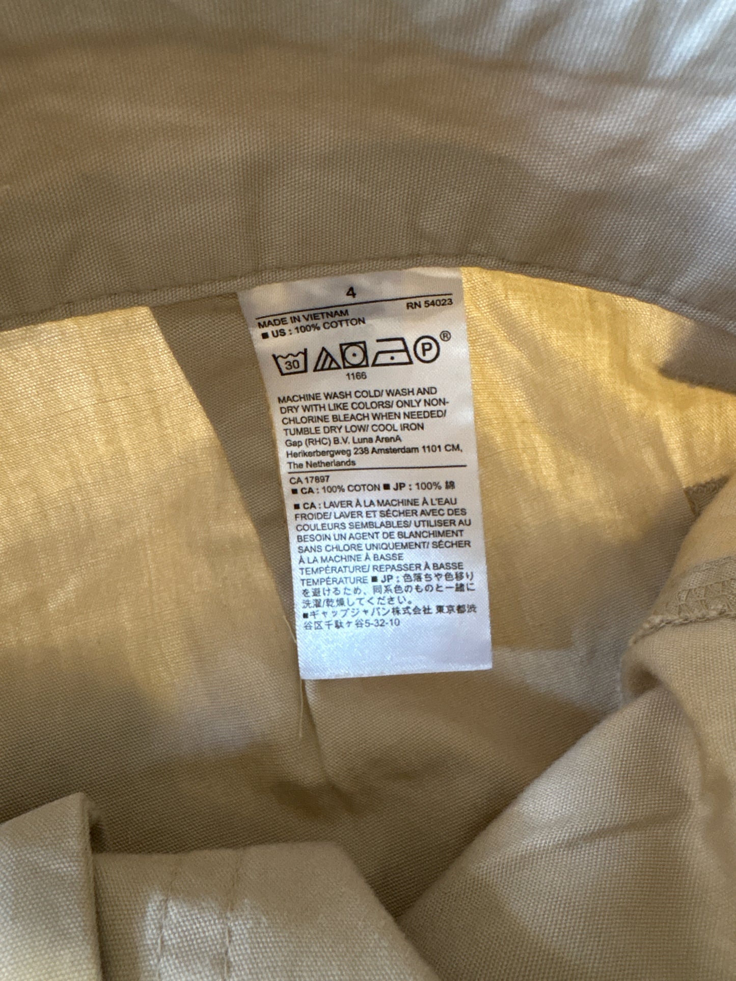 Banana Republic Size 4 Tan Pants