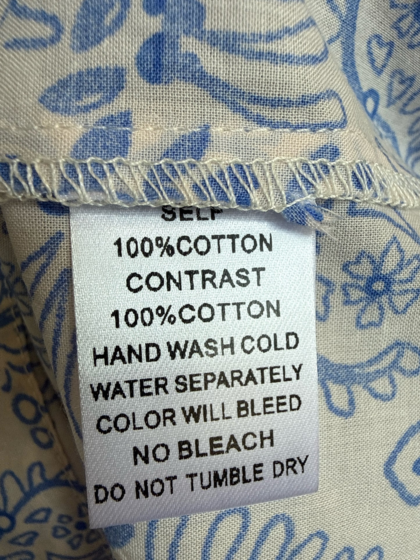 Pinch Size S Blue/White Top