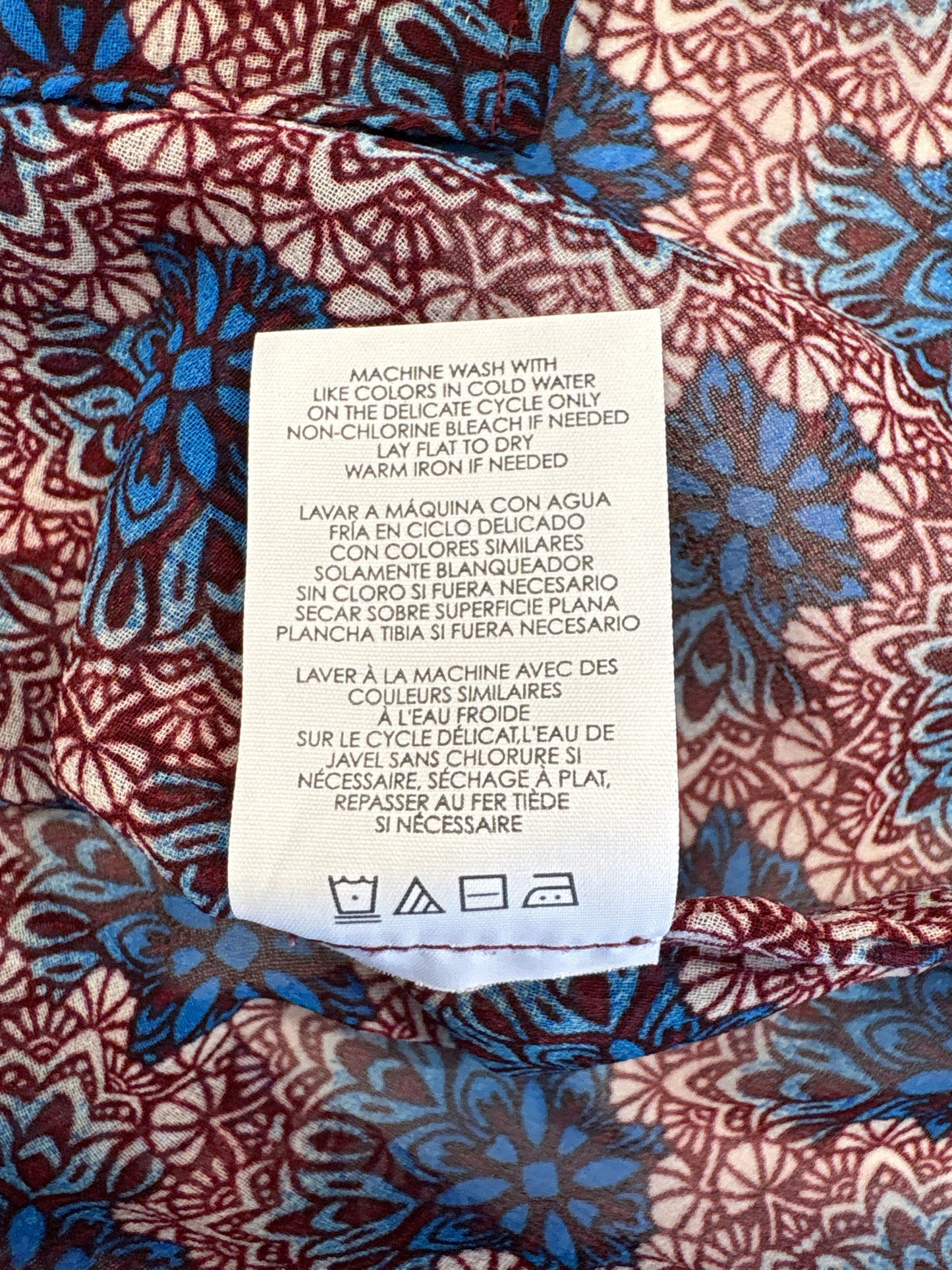Cabi Size S blue + multi Top