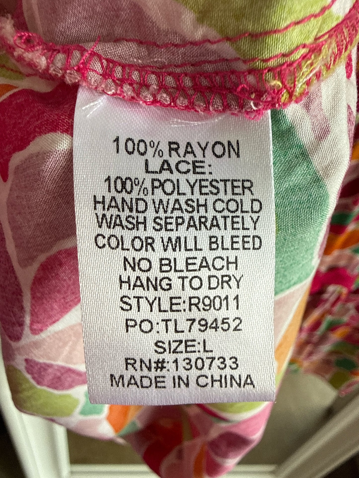 Umgee Size L Pink/multi Dress