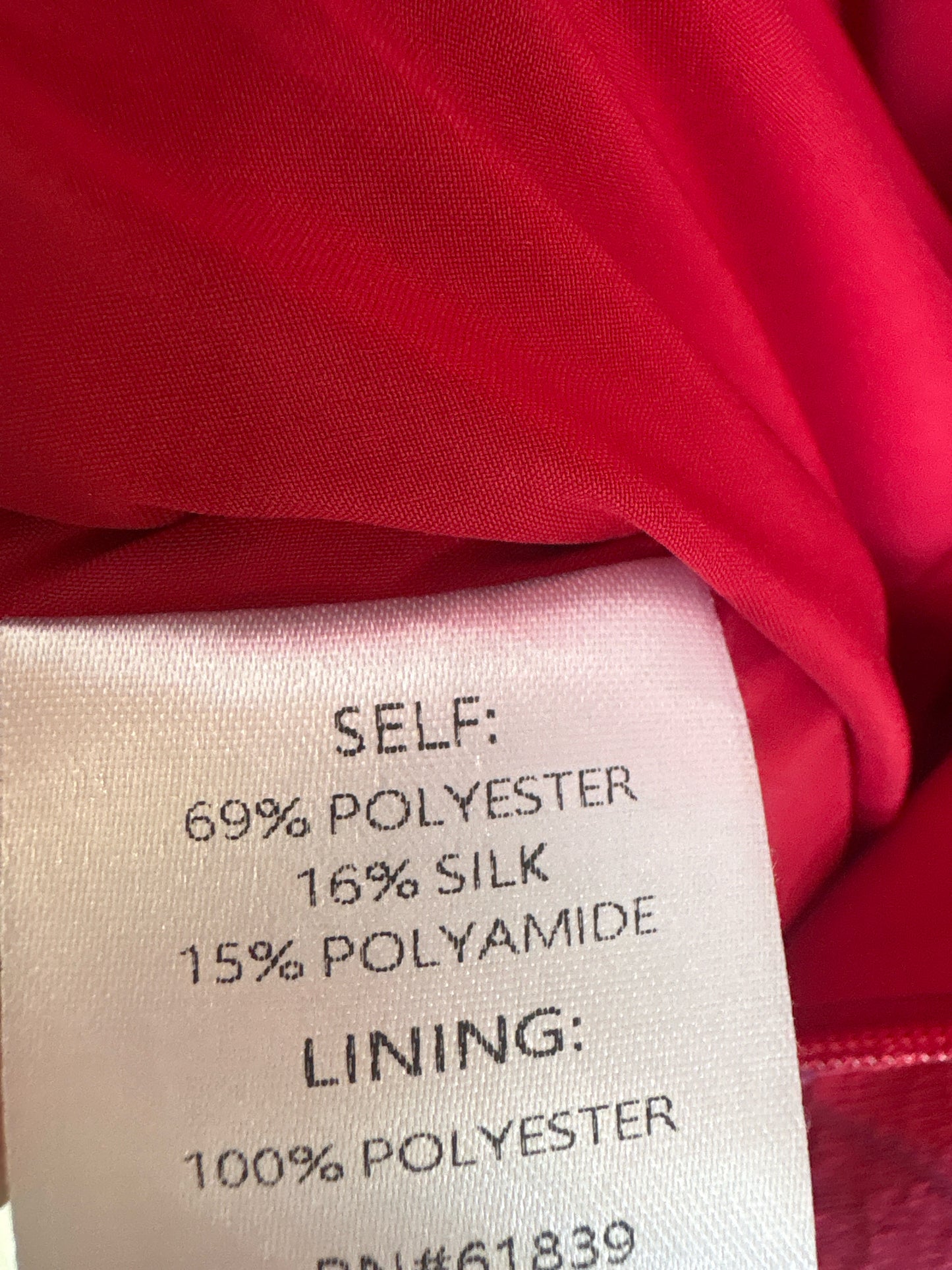 teri jon Size 8 Red/ Purple One shoulder Formal
