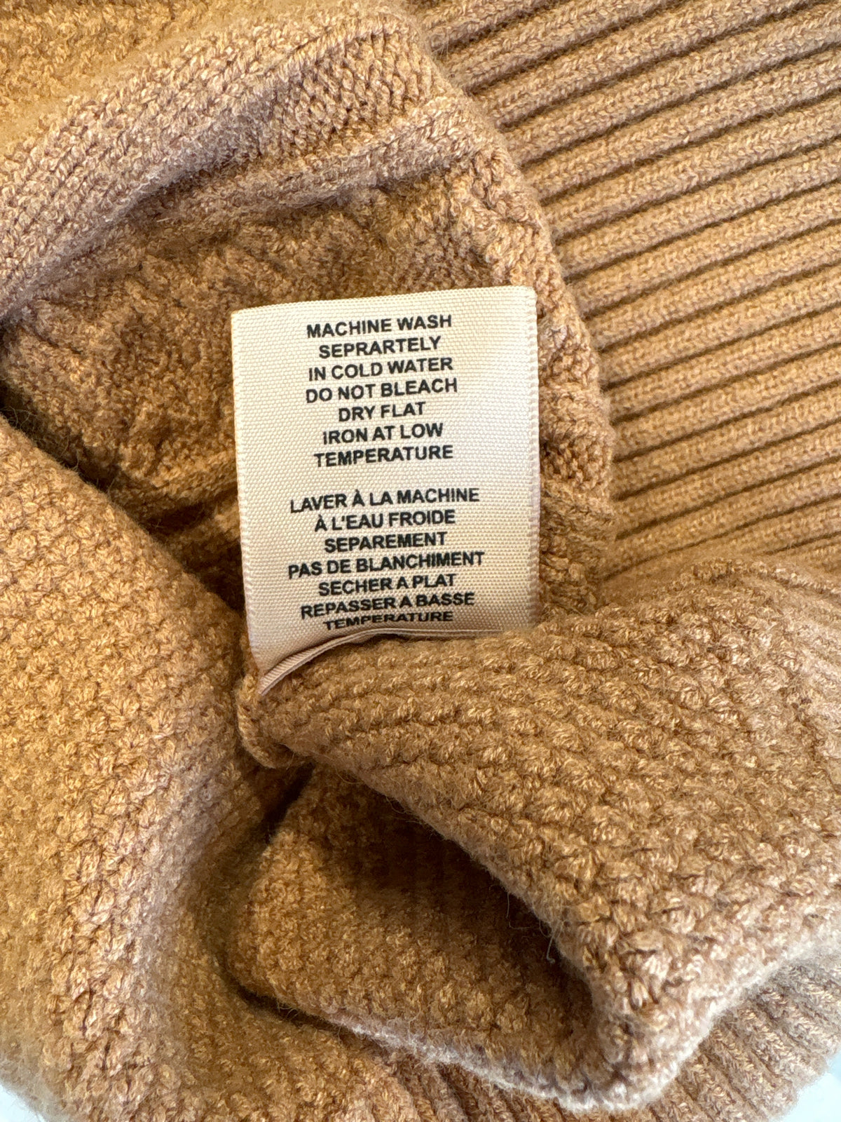 Philosophy Size M Tan Sweater