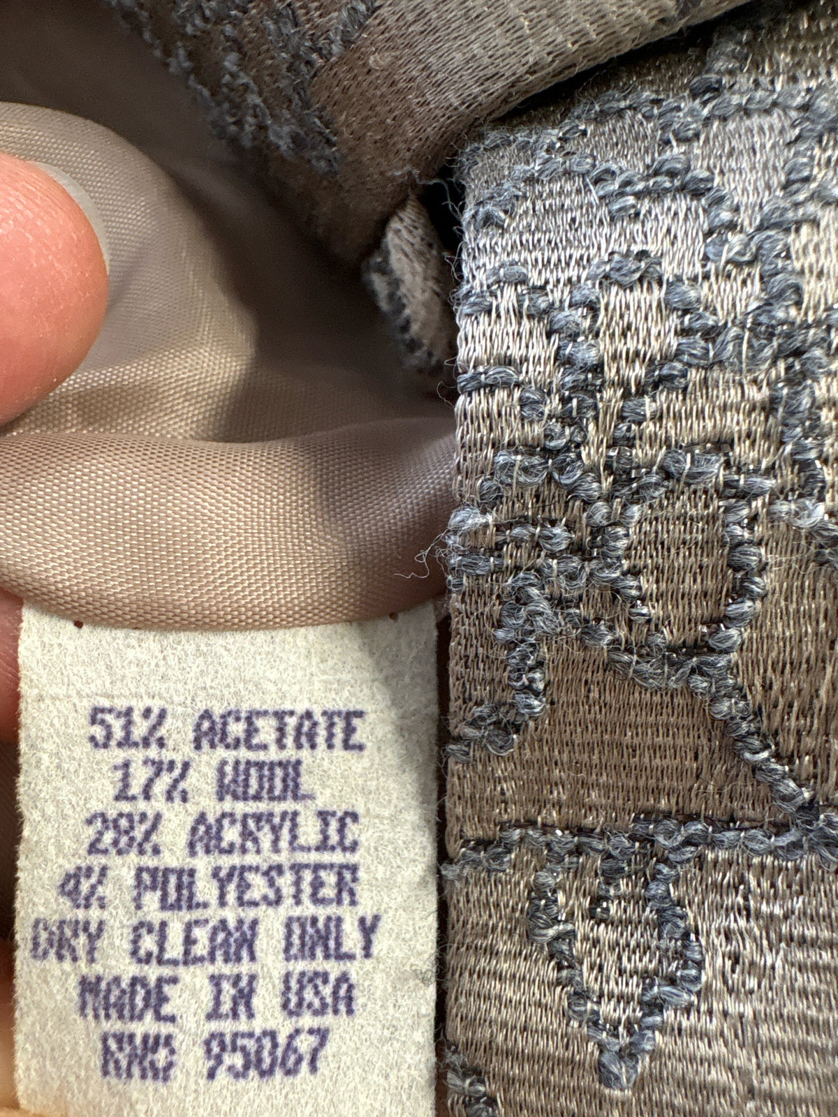 Oscar Size 10 Gold/Silver Vest
