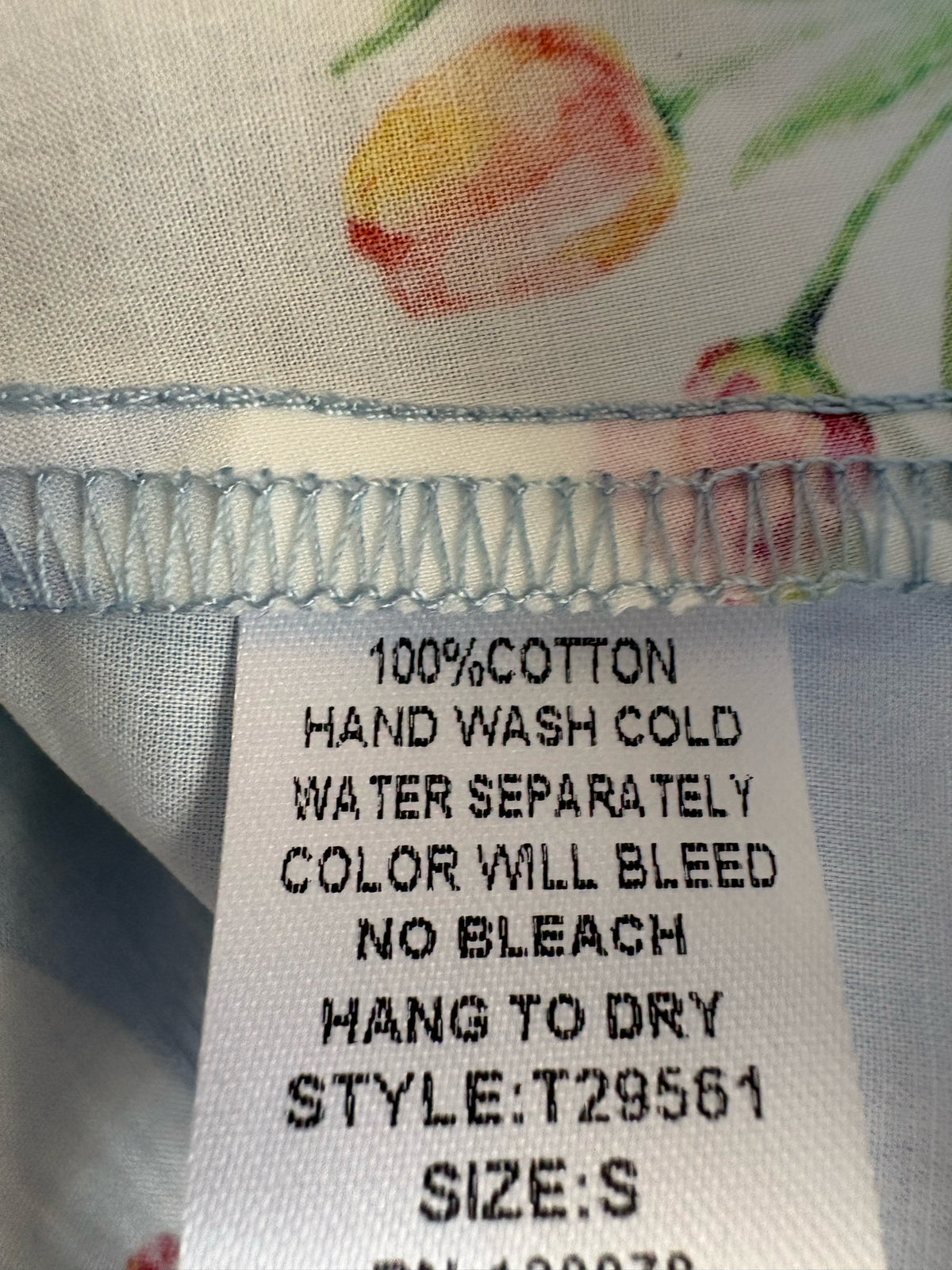 entro Size L light blue + multi Top
