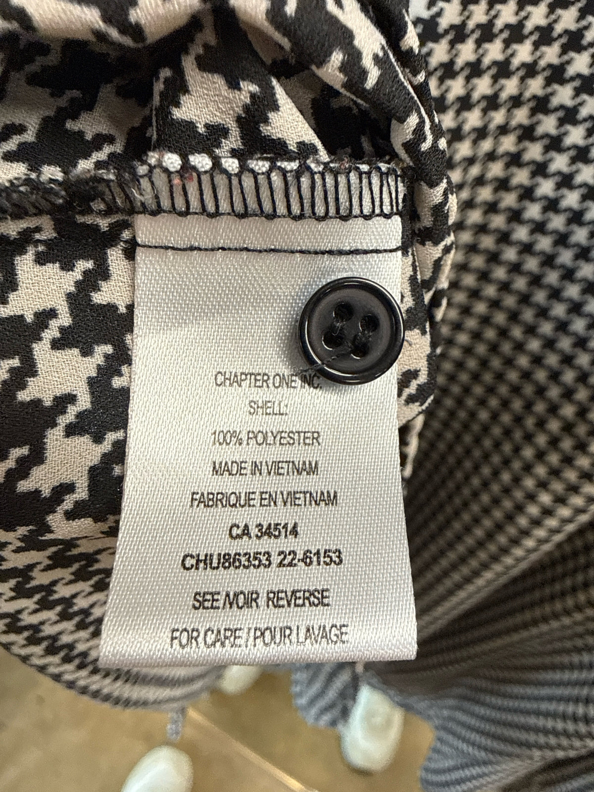 Tamara H Size 2X B&W Top