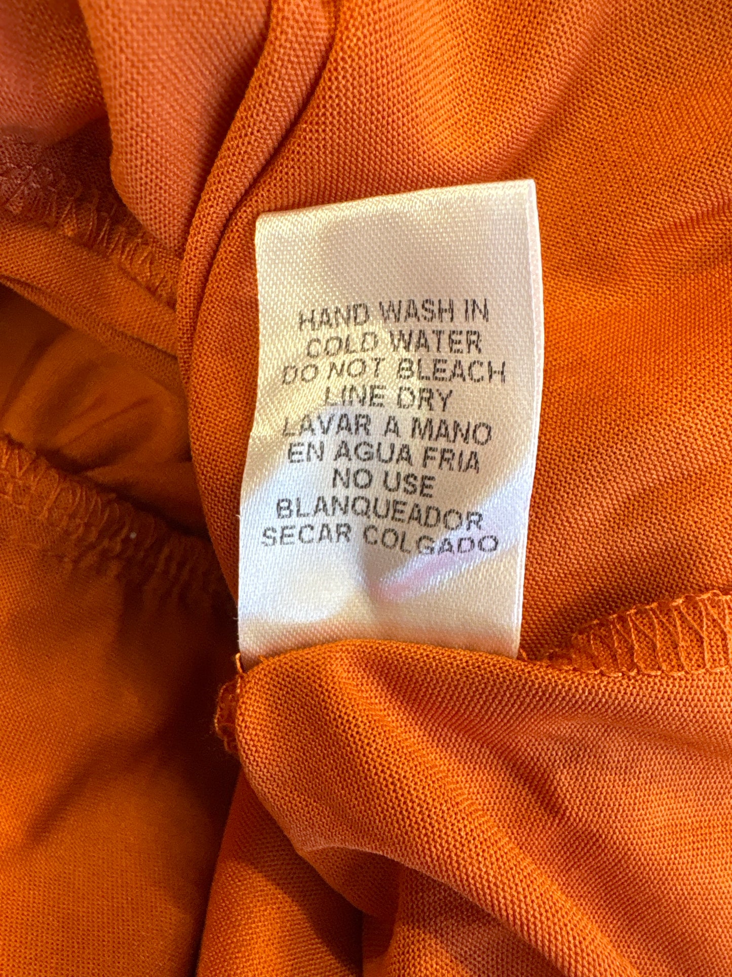 entro Size L Burnt Orange Dress