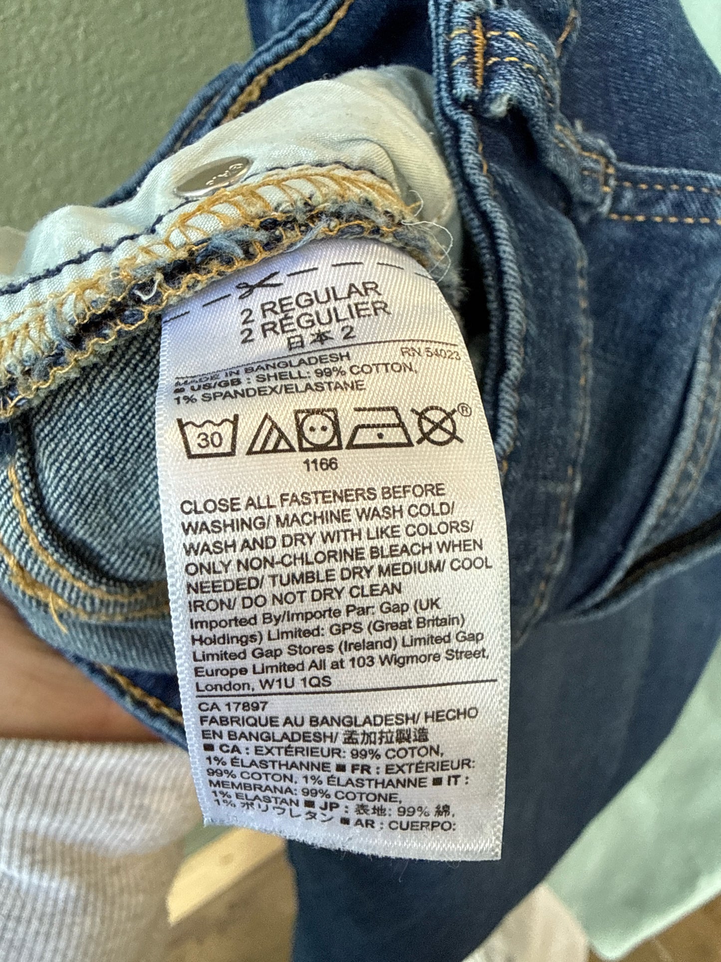 GAP Size 2 Denim Jeans