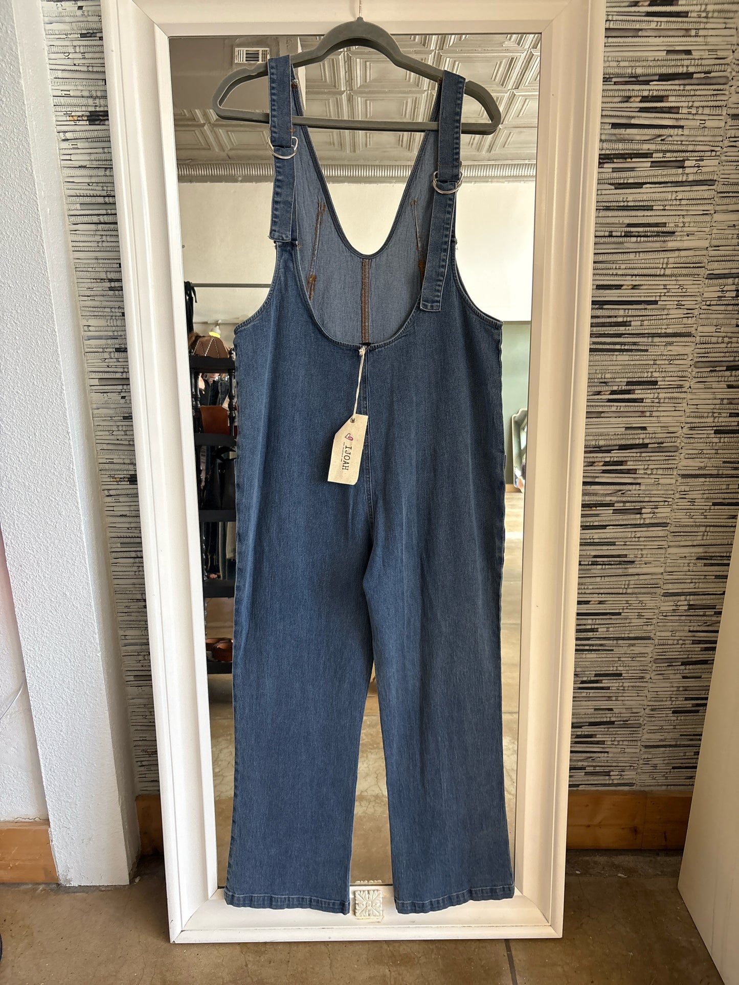 IJOAH Size M Denim Romper