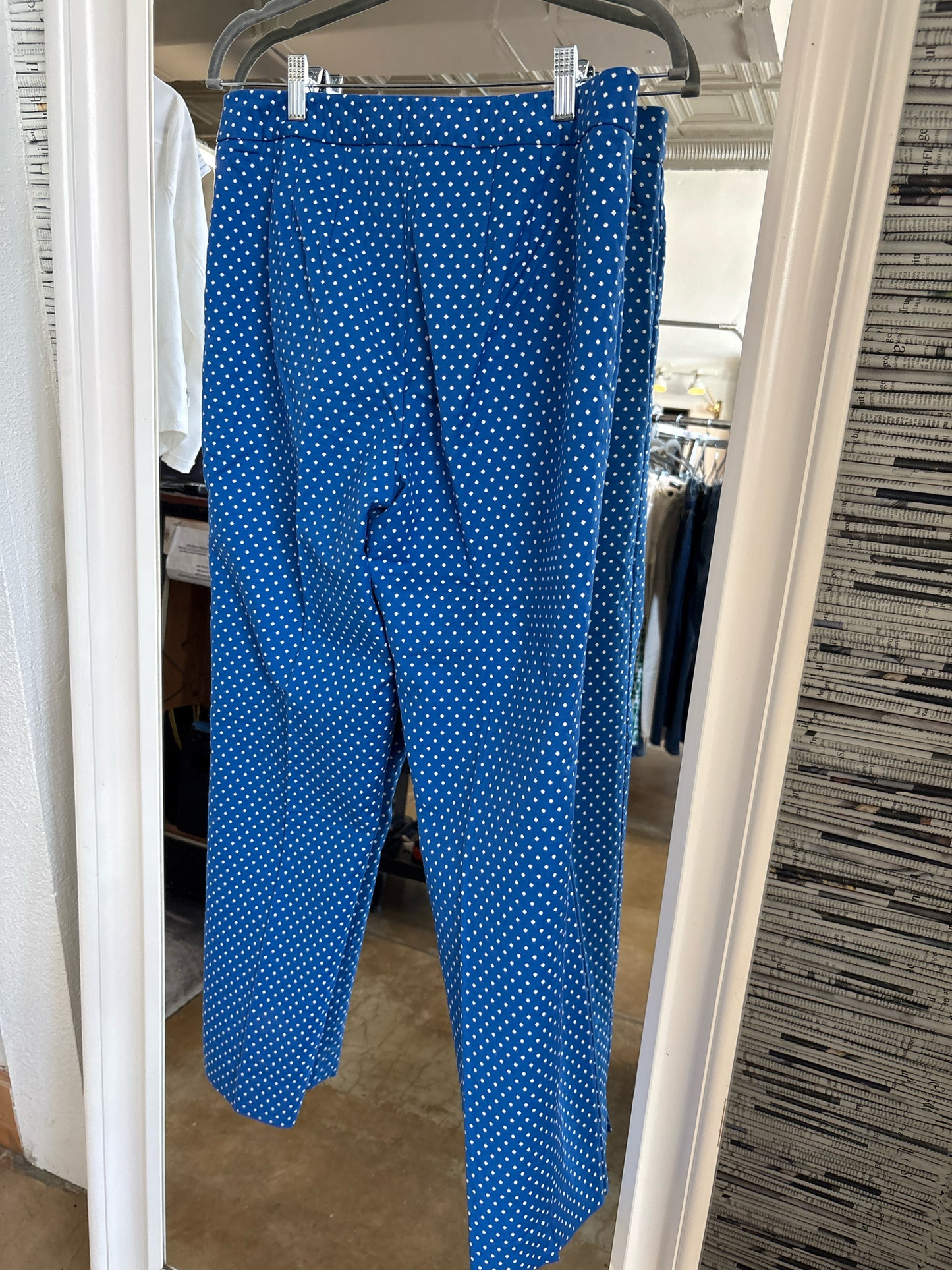 TALBOTS Size 4 blue and white Pants