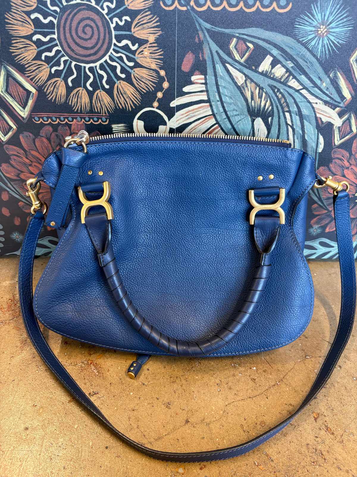 Chloe Navy Luxury