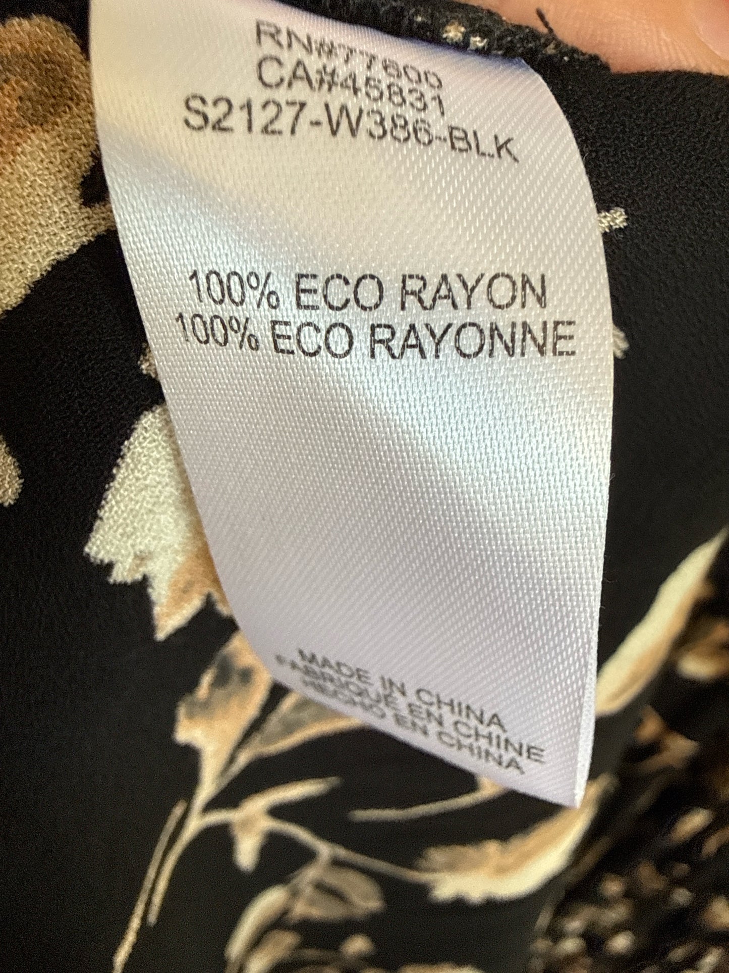 Saltwater Luxe Size M Black Dress