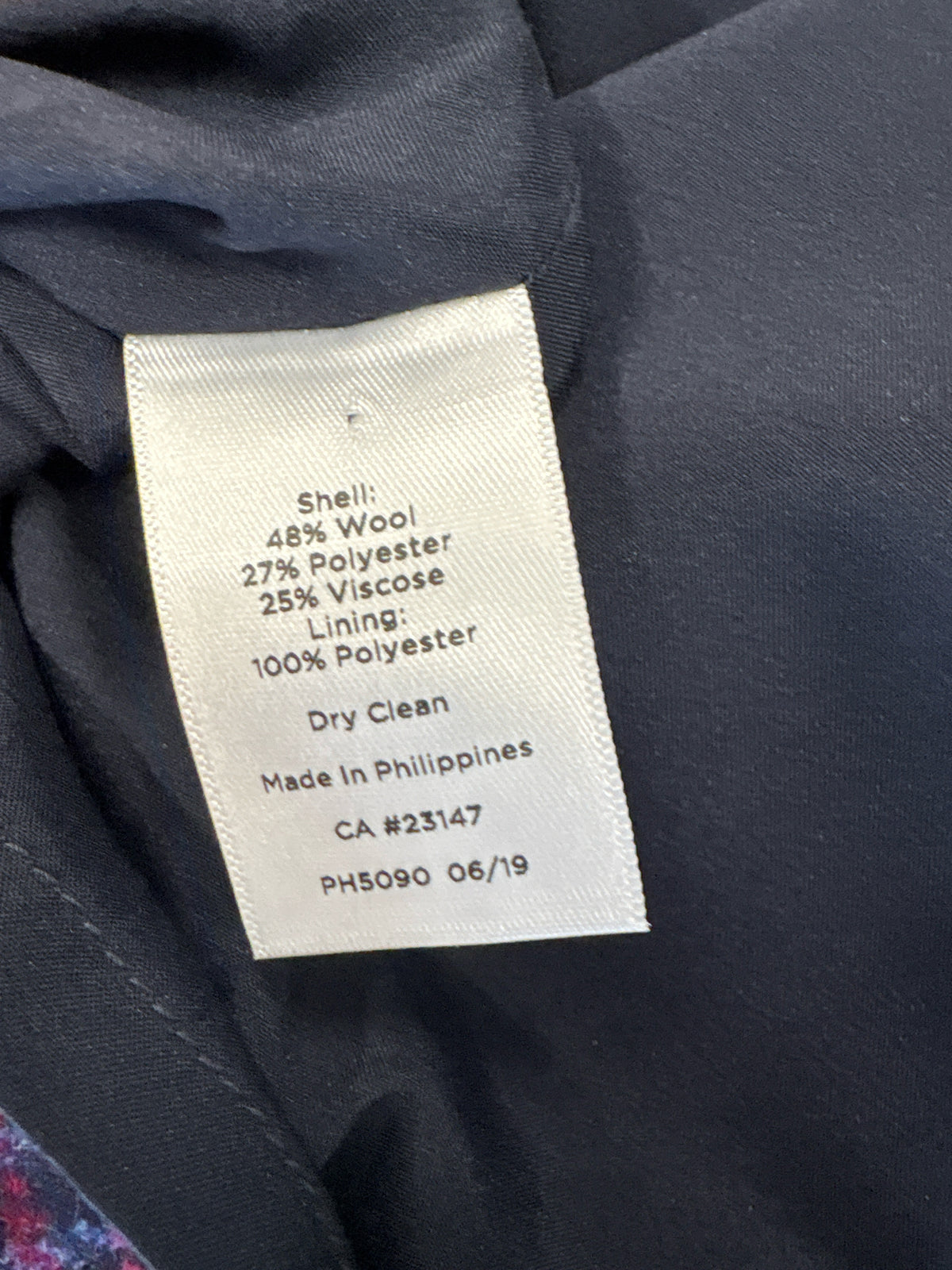 TALBOTS Size 6P Blue/Purple Skirt