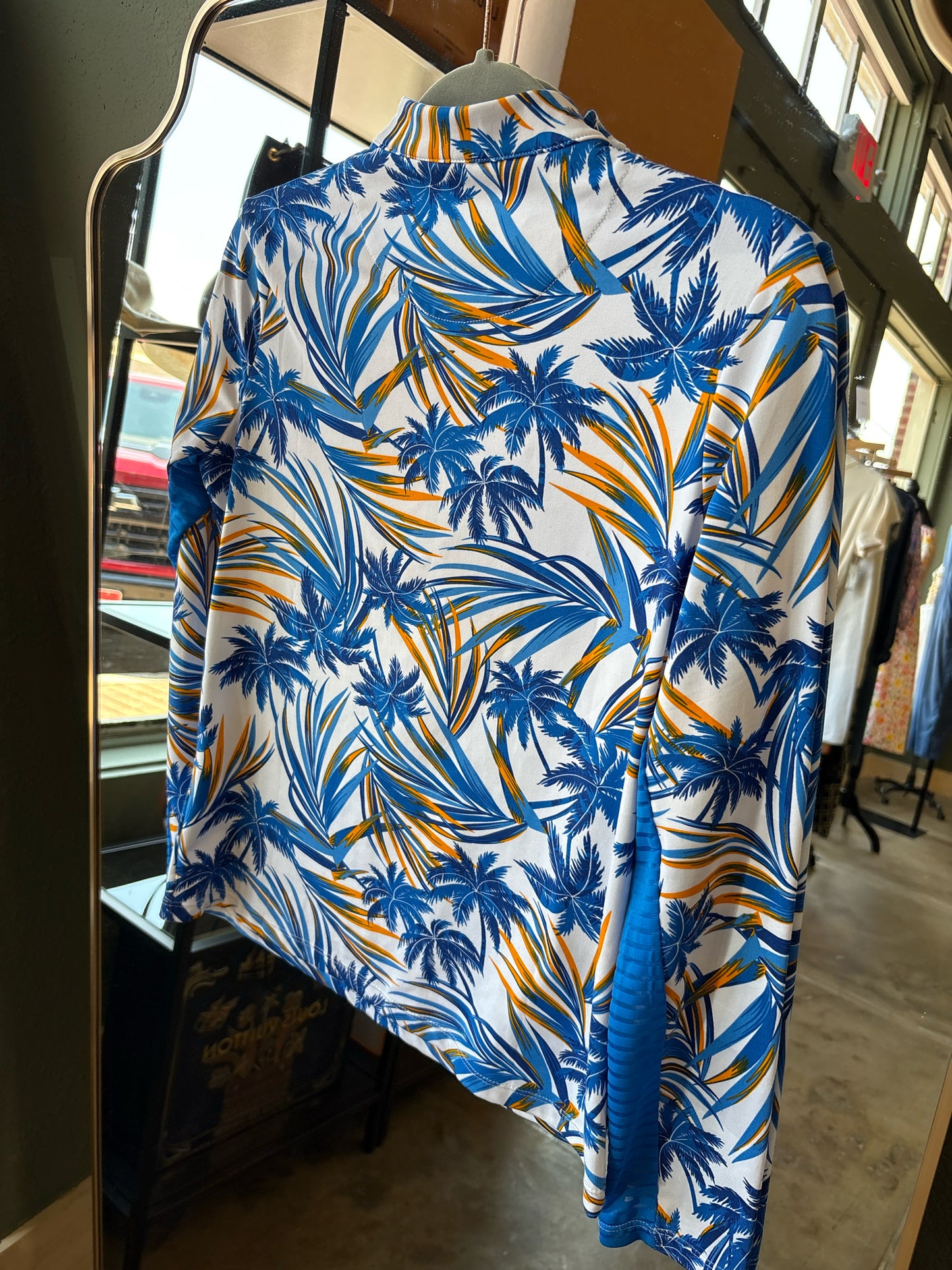 Tail Size S blue + multi Tropical Pullover/Hoodie