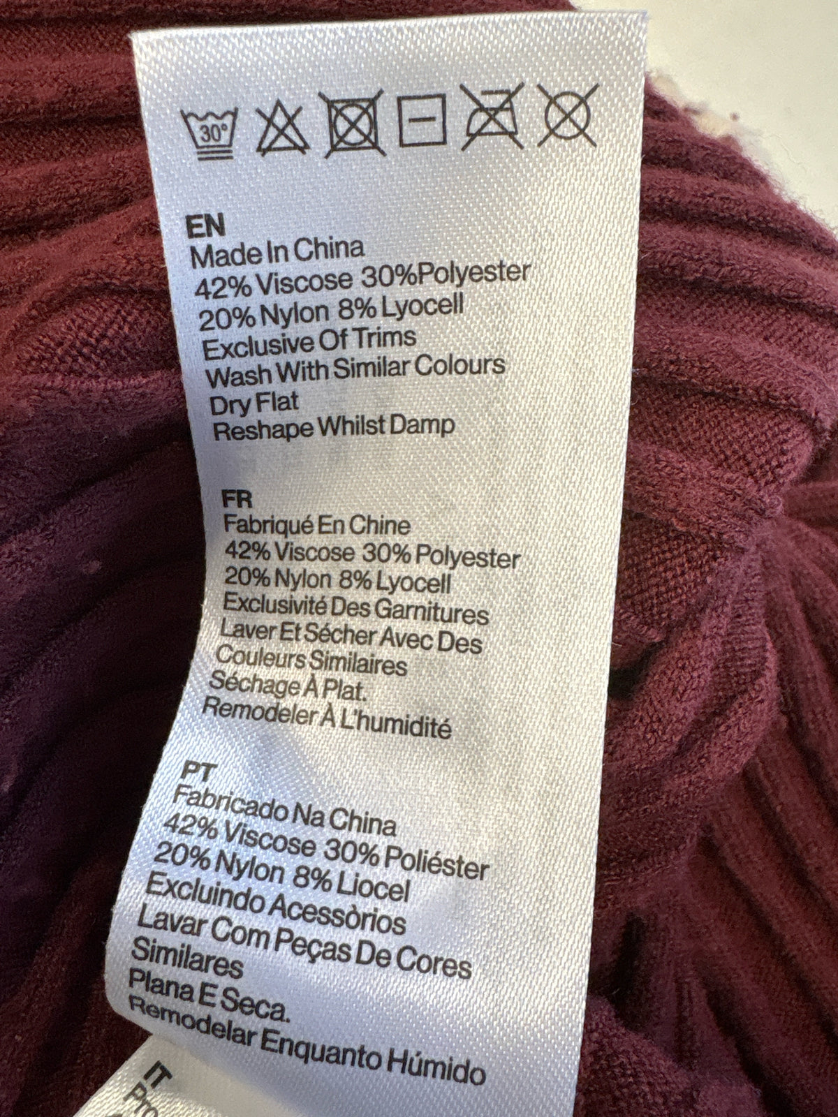 Varley Size S Maroon Dress