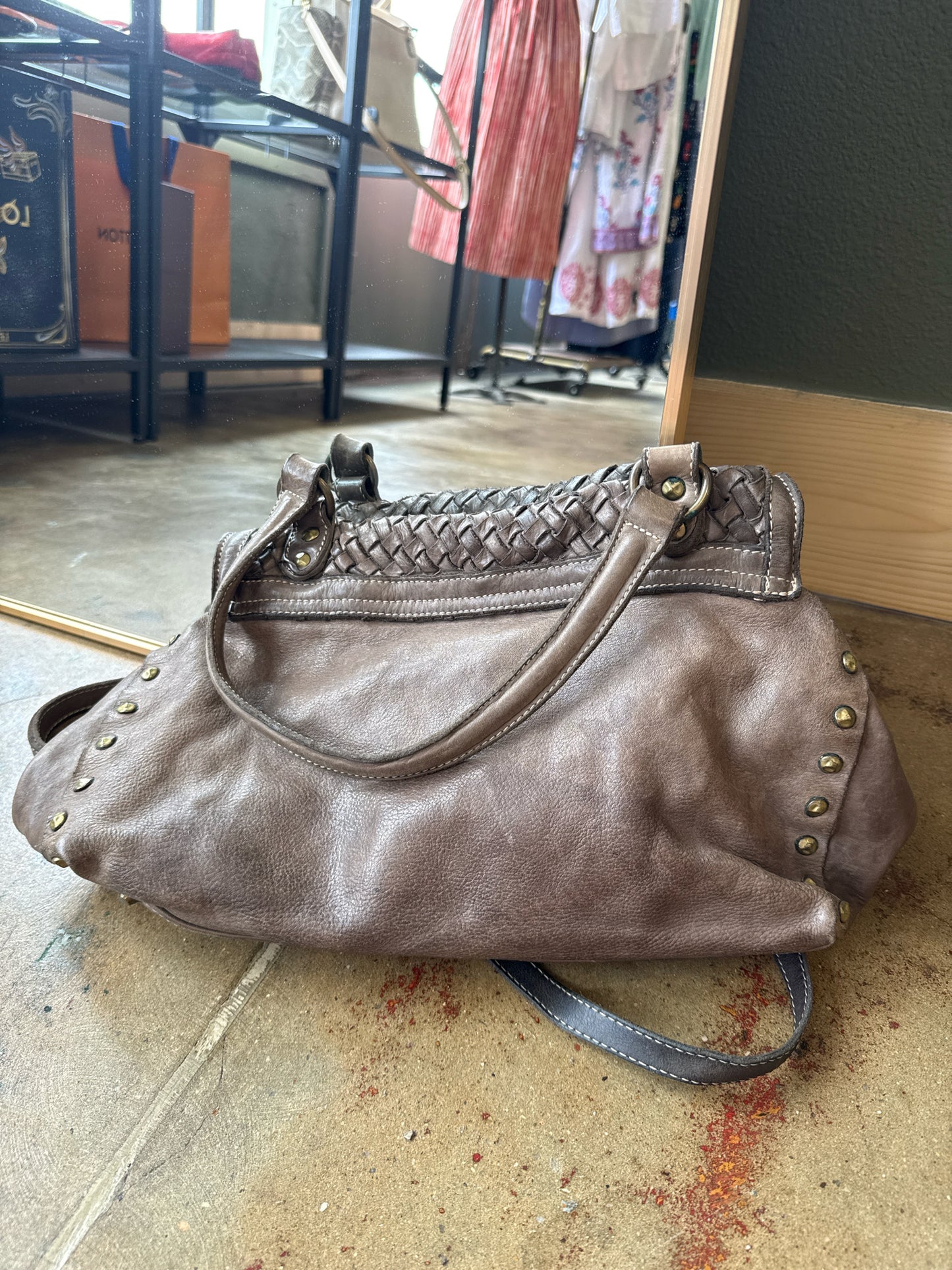 Cutie Rose Brown Purse