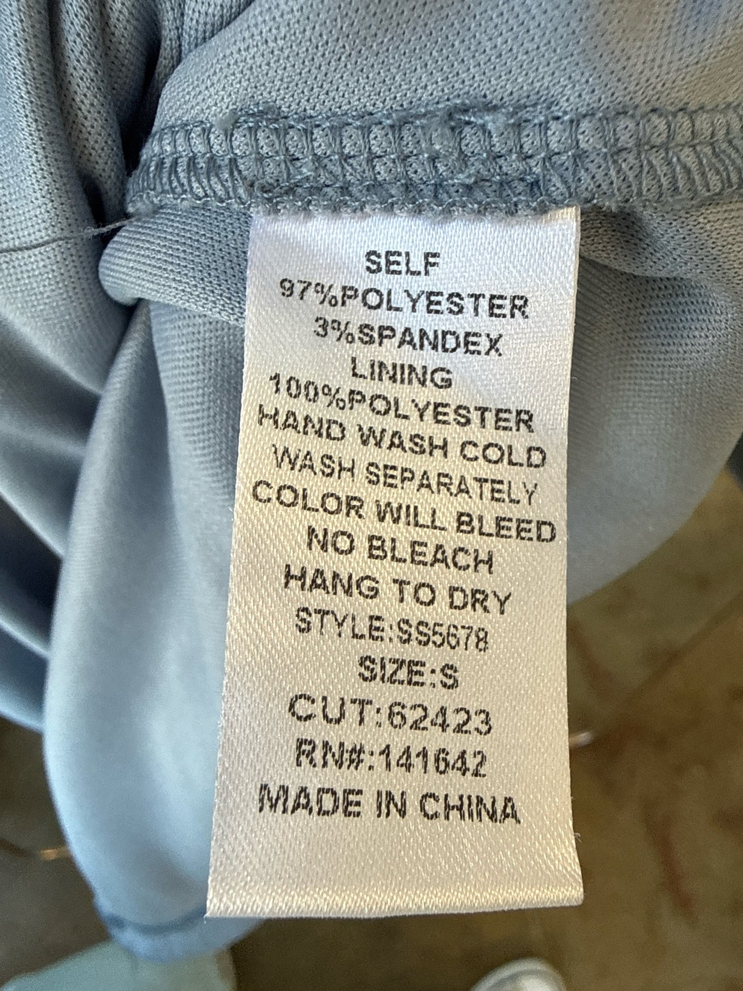 She + Sky Size S Pale Blue Sleeveless Dress