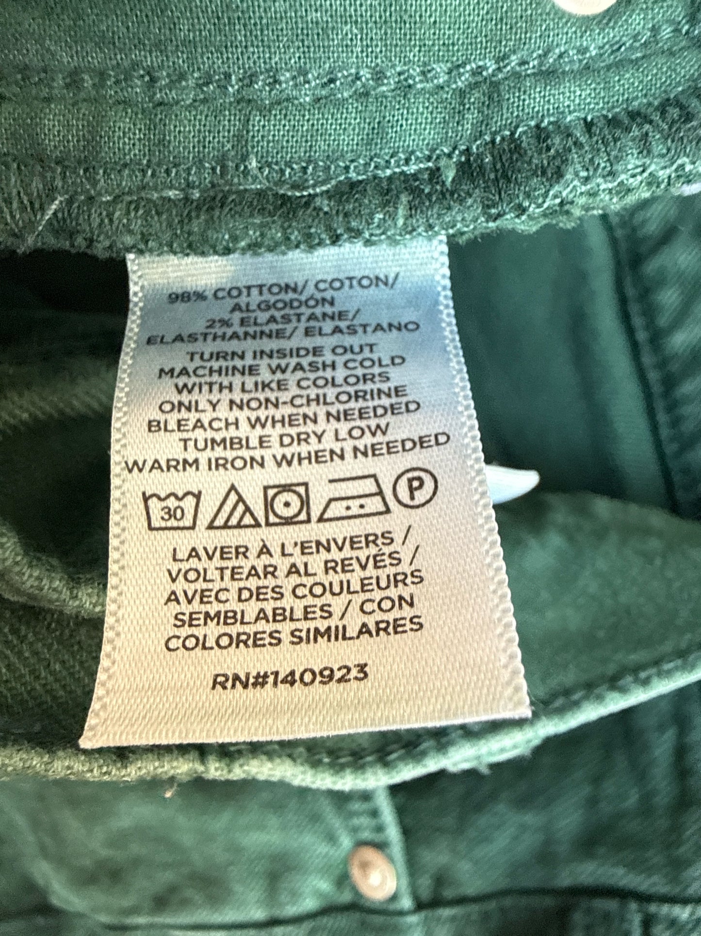 LOFT Size 27/4 Deep Green Pants