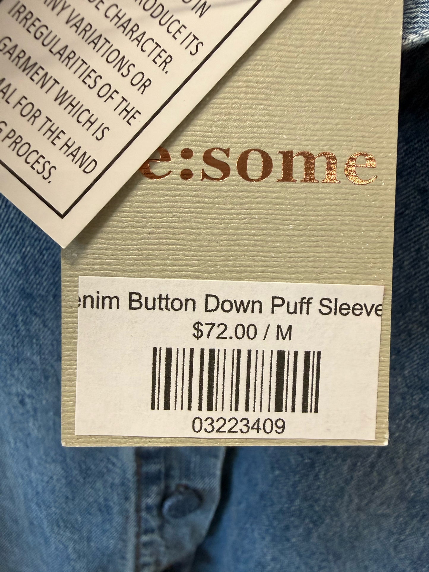 ee:some Size L Denim Top