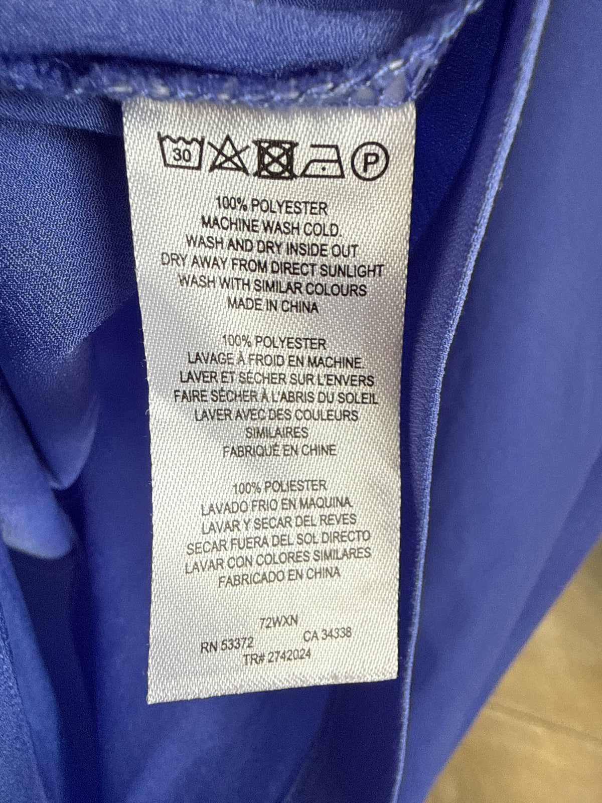 French Connection Size M Periwinkle Top