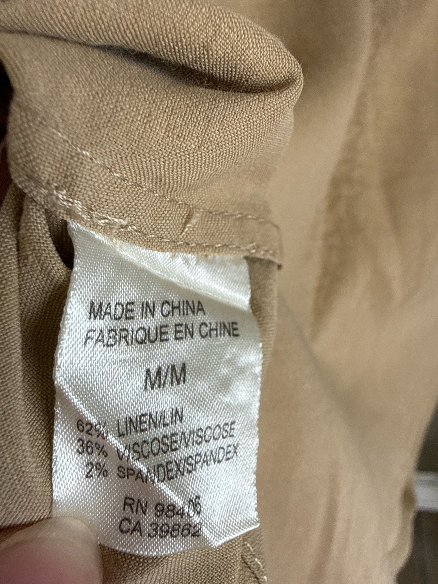 theory Size M Tan Top