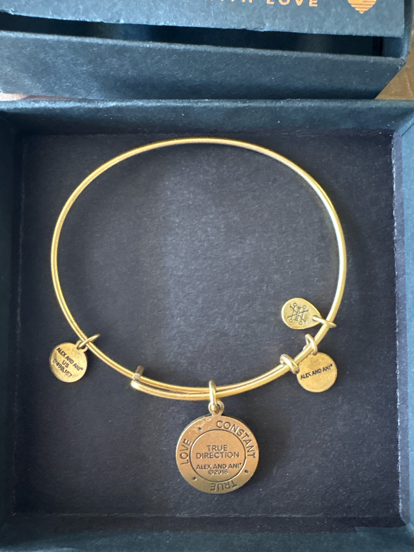 alex & ani Gold charms Bracelet