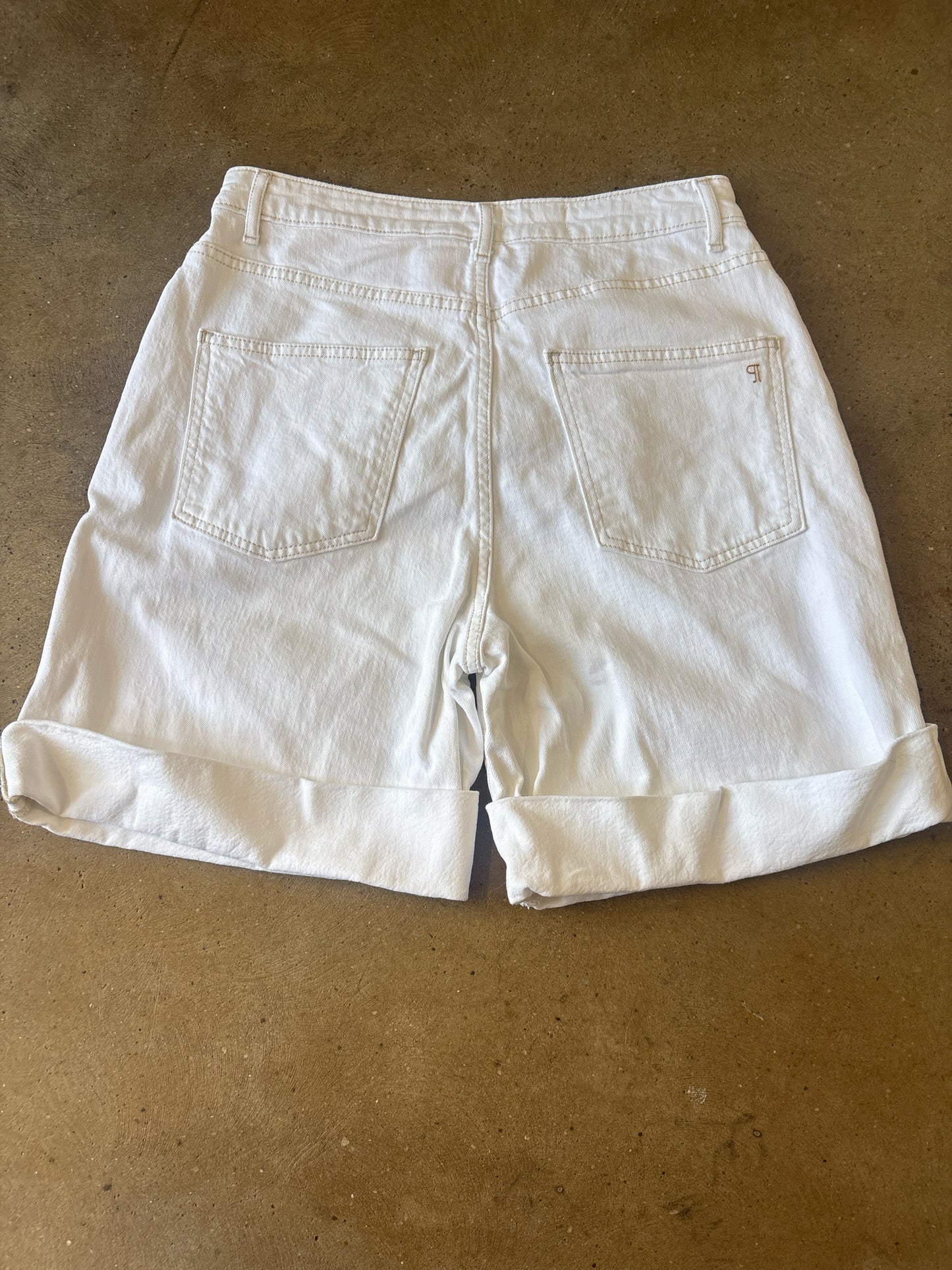 Pilcro Size 28 White Shorts