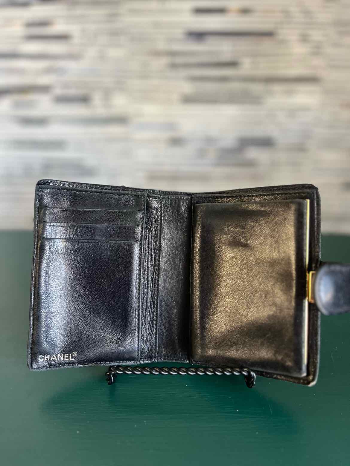 Chanel Black Wallet/Wristlet