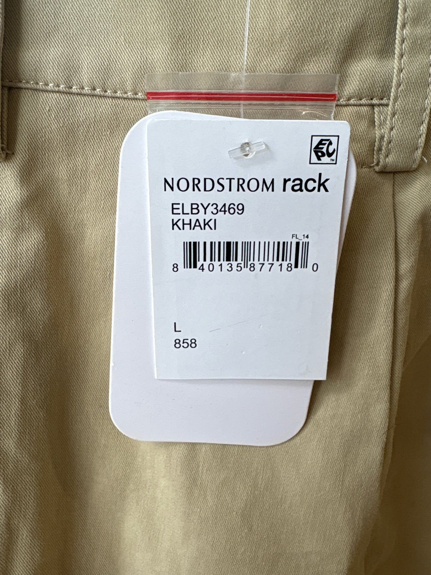 Elodie Size L Khaki Pants