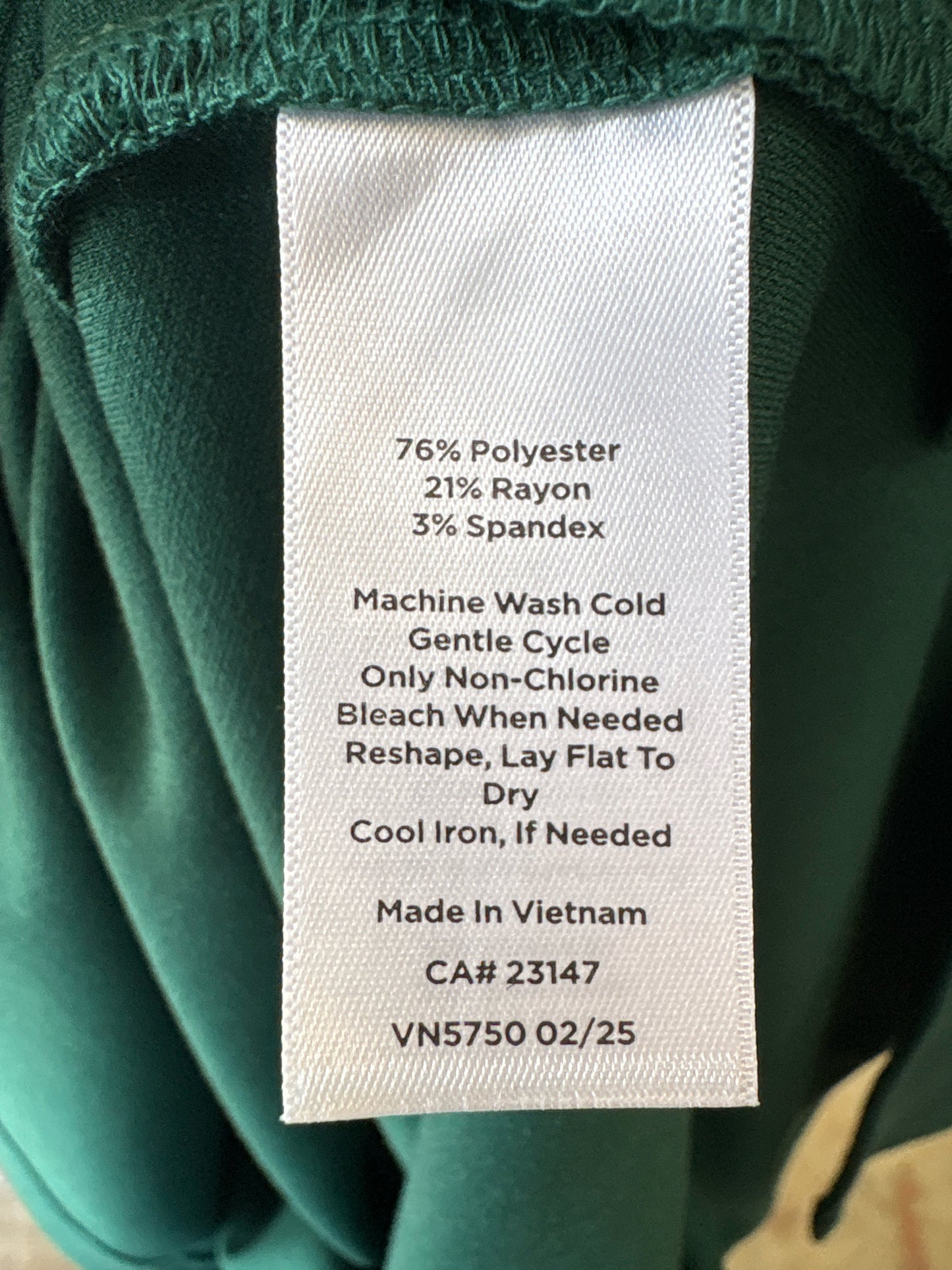 TALBOTS Size S Green Dress
