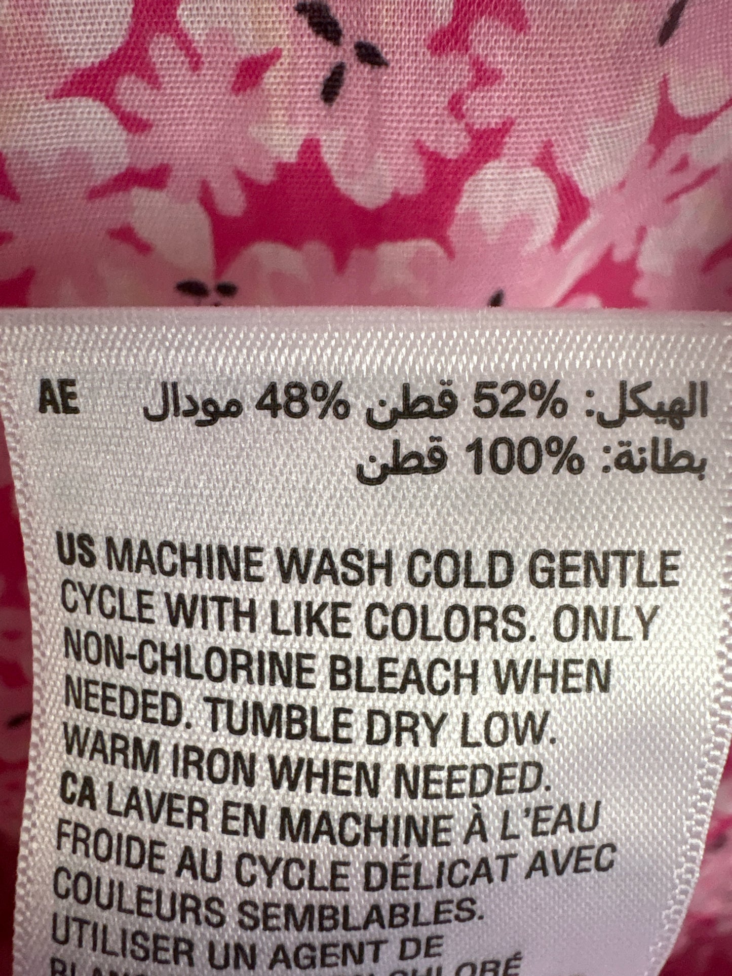 On 34th Size L Pink Floral Dress