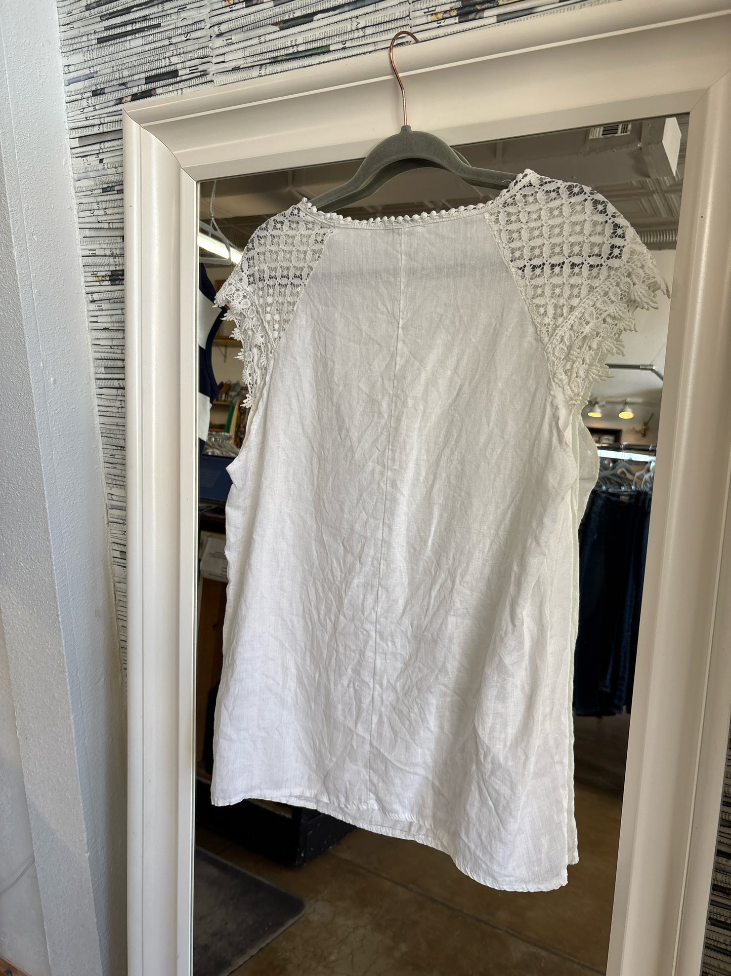Alessia Pacini Size L White Top