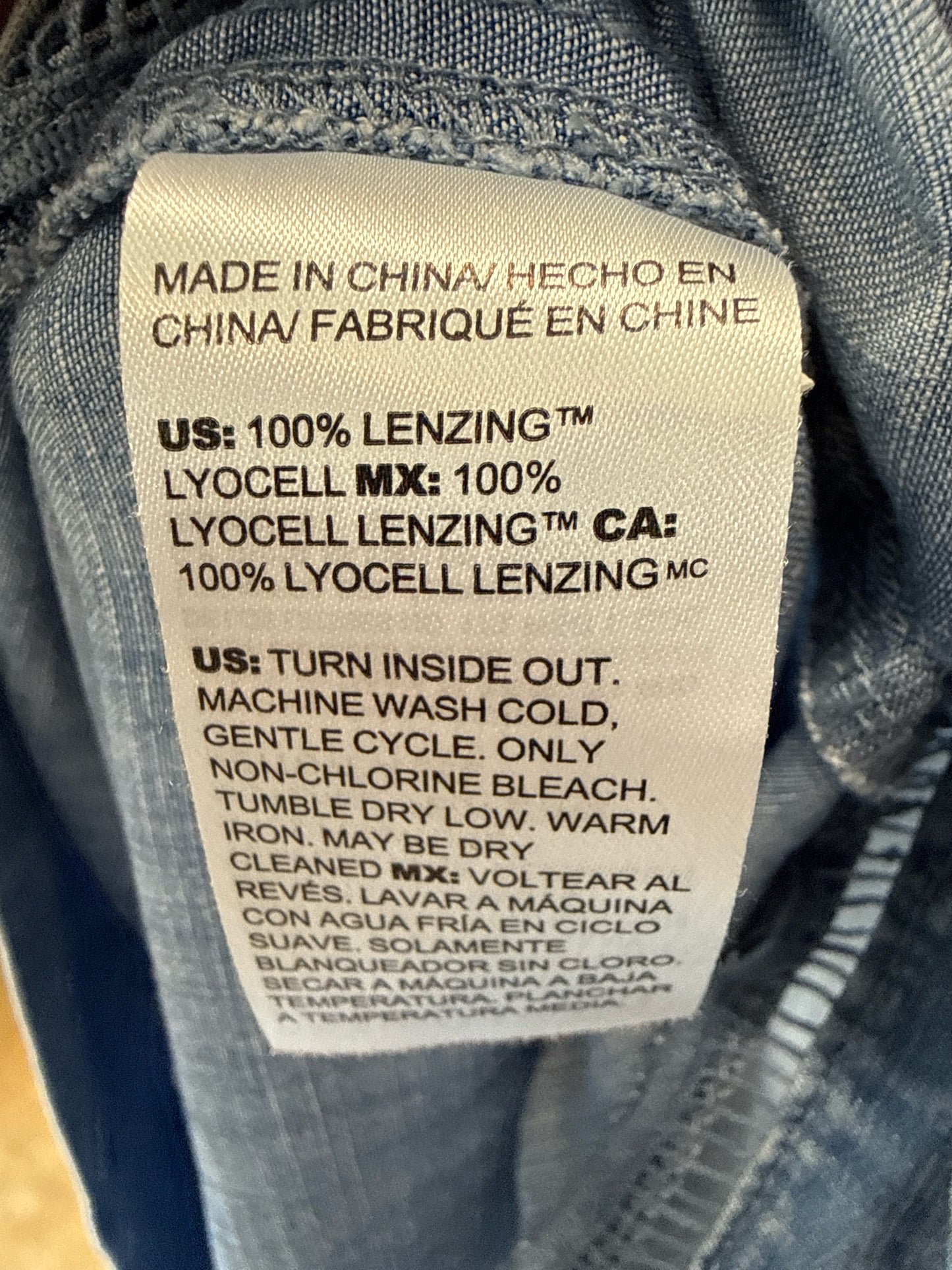 CHICO'S Size 1 Denim Dress